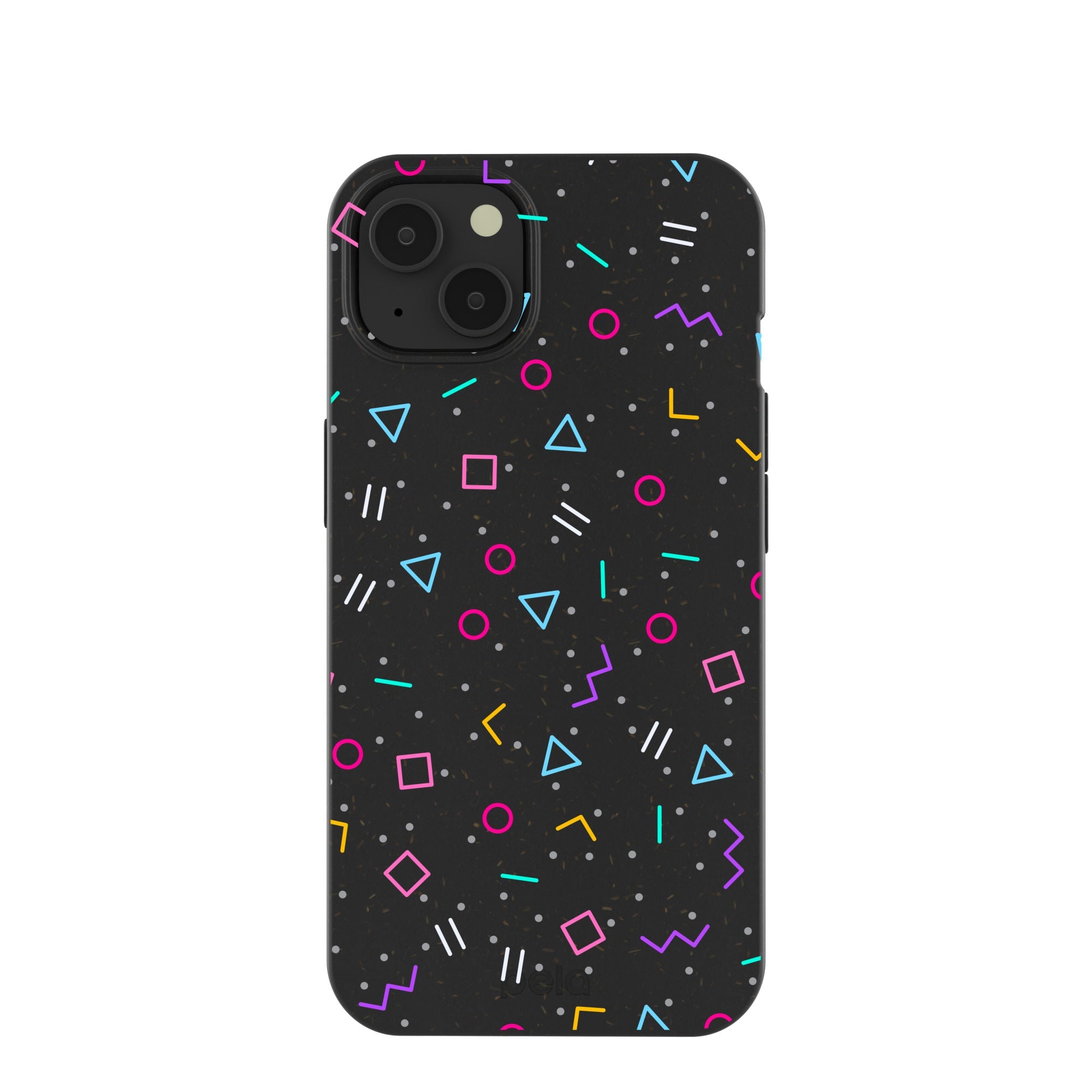 Black Neon Nostalgia iPhone 13 Case Refurbished - Pela Case refurbished available on Cerqular