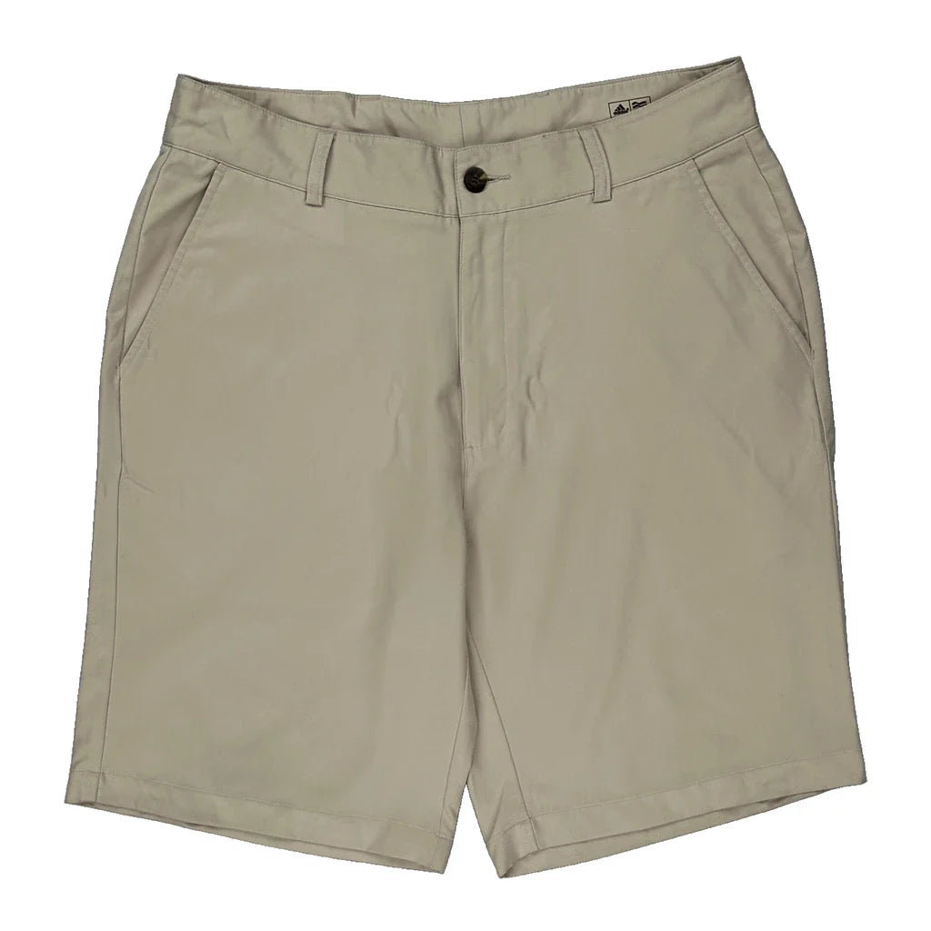 Adidas Sport Shorts - Large Beige Polyester Refurbished - Thrifted (note: this is a term often used to describe second- refurbished available on Cerqular