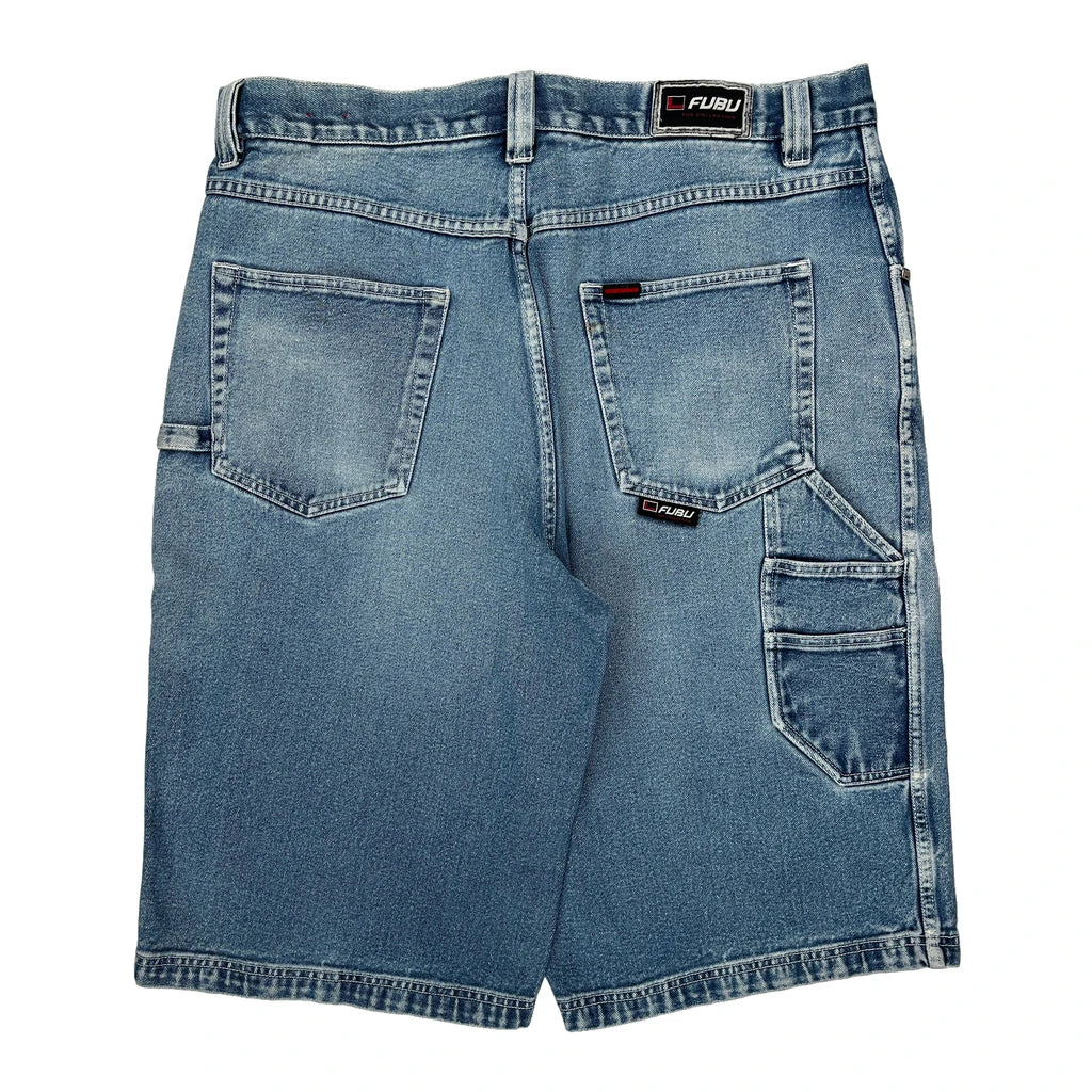 Buy Fubu Denim Shorts - 40W 11L Light Wash Cotton Refurbished - $45.55 Fubu Denim Shorts - 40W 11L Light Wash Cotton Refurbished - Thrifted (note: this is a term often used to describe second- refurbished available on Cerqular