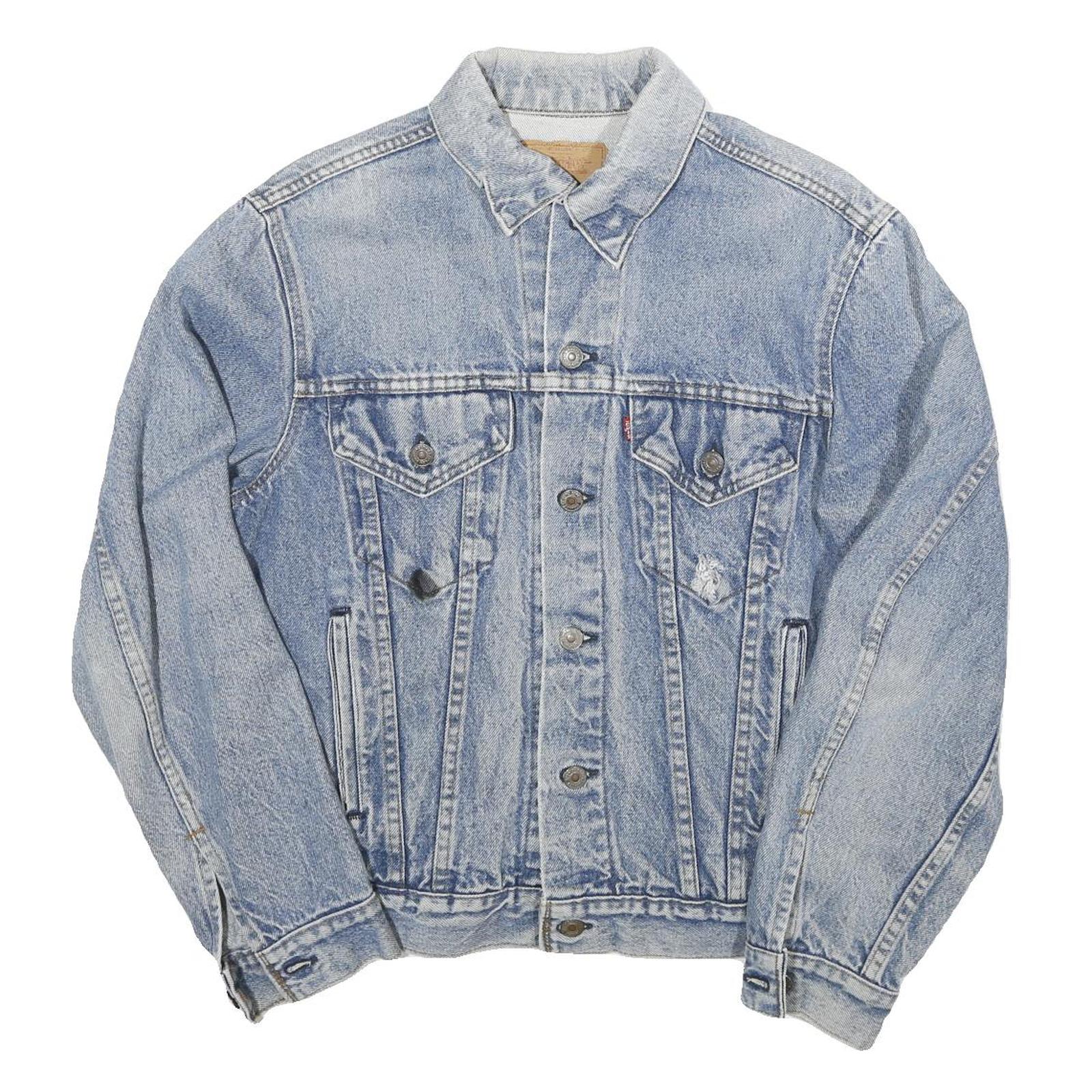 Buy LEVI'S Mens Blue Denim Jacket XS Cotton Blend Button Closure Classic Vintage Refurbished - $75.39 LEVI'S Mens Blue Denim Jacket XS Cotton Blend Button Closure Classic Vintage Refurbished - N/A refurbished available on Cerqular