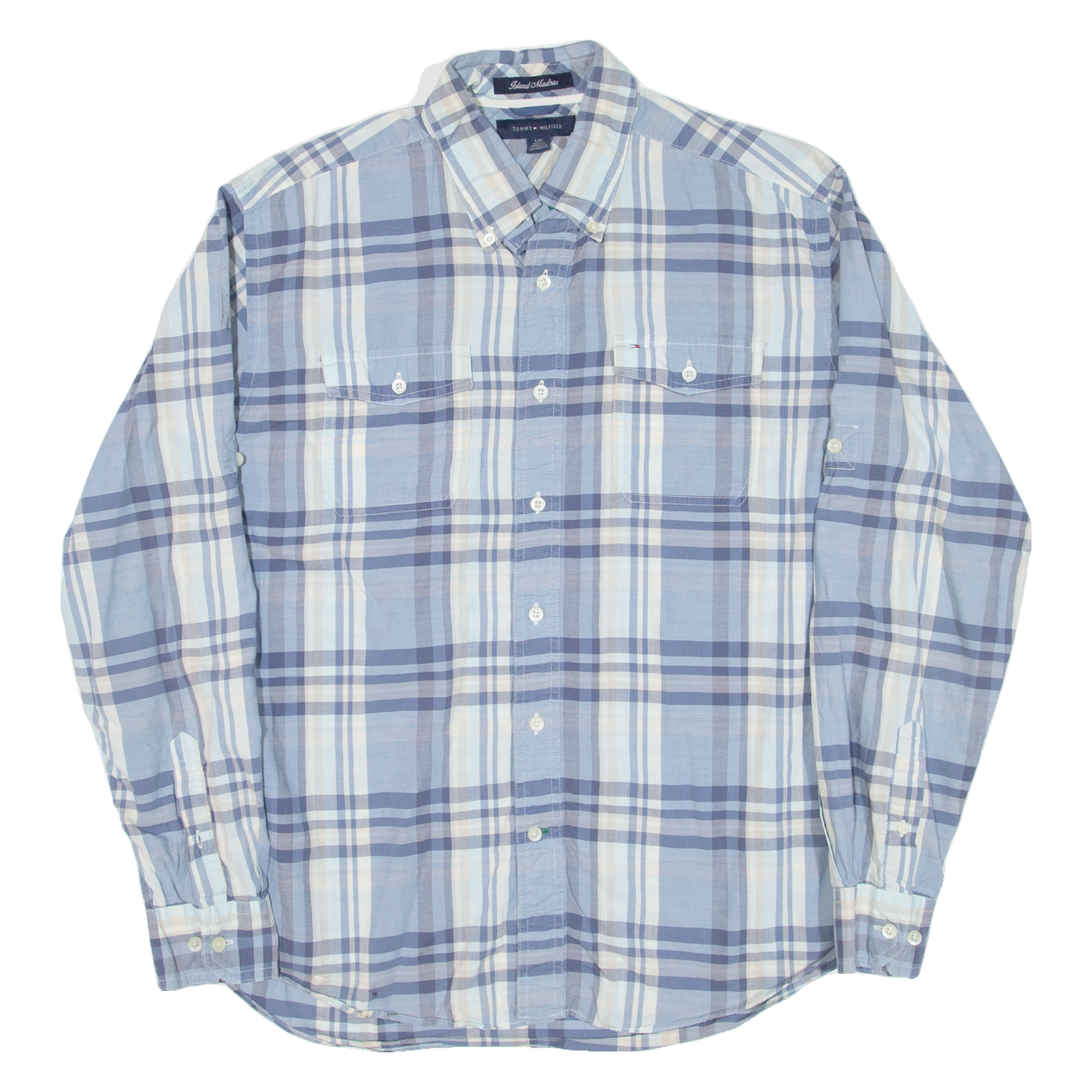 Buy TOMMY HILFIGER Mens Shirt Blue Check Long Sleeve L Refurbished - $31.19 TOMMY HILFIGER Mens Shirt Blue Check Long Sleeve L Refurbished - N/A refurbished available on Cerqular