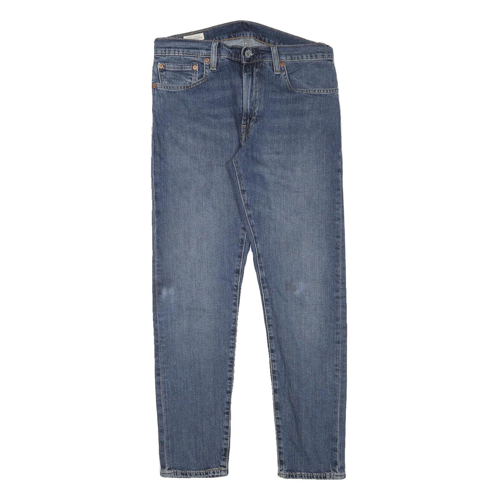LEVI'S Mens Jeans Blue Slim Skinny Denim Medium W30 L28 Classic Cotton Blend Zip Refurbished - N/A refurbished available on Cerqular