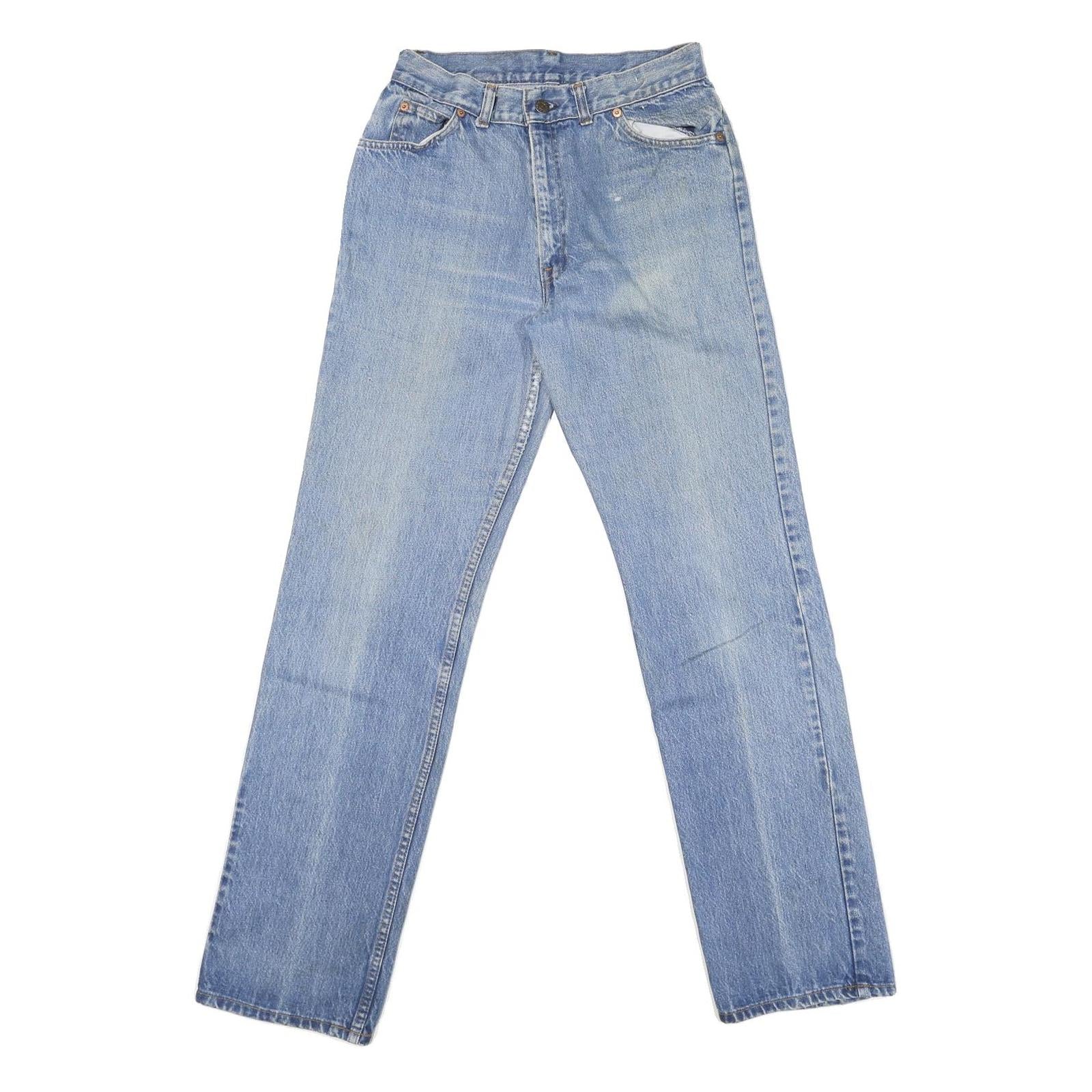 LEVI'S Mens Regular Fit Blue Denim Jeans W28 L32 Zip Pocket Refurbished - N/A refurbished available on Cerqular