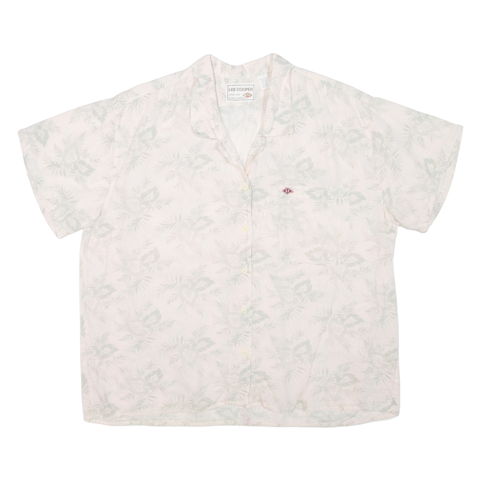 LEE COOPER Womens Shirt Pink Floral M Refurbished - N/A refurbished available on Cerqular