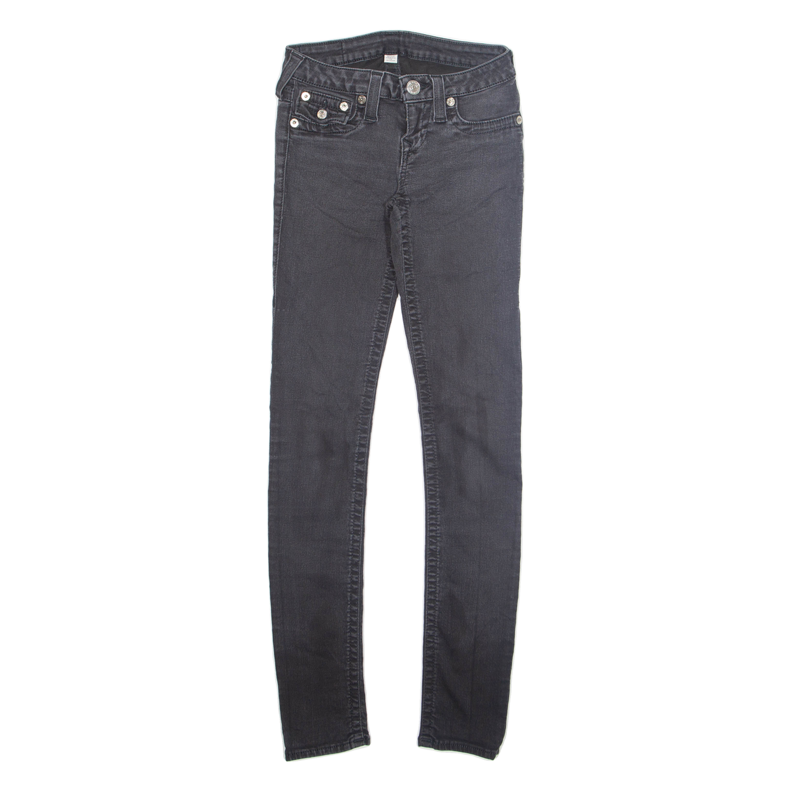 TRUE RELIGION Womens Jeans Grey Regular Tapered W26 L31 Refurbished - N/A refurbished available on Cerqular