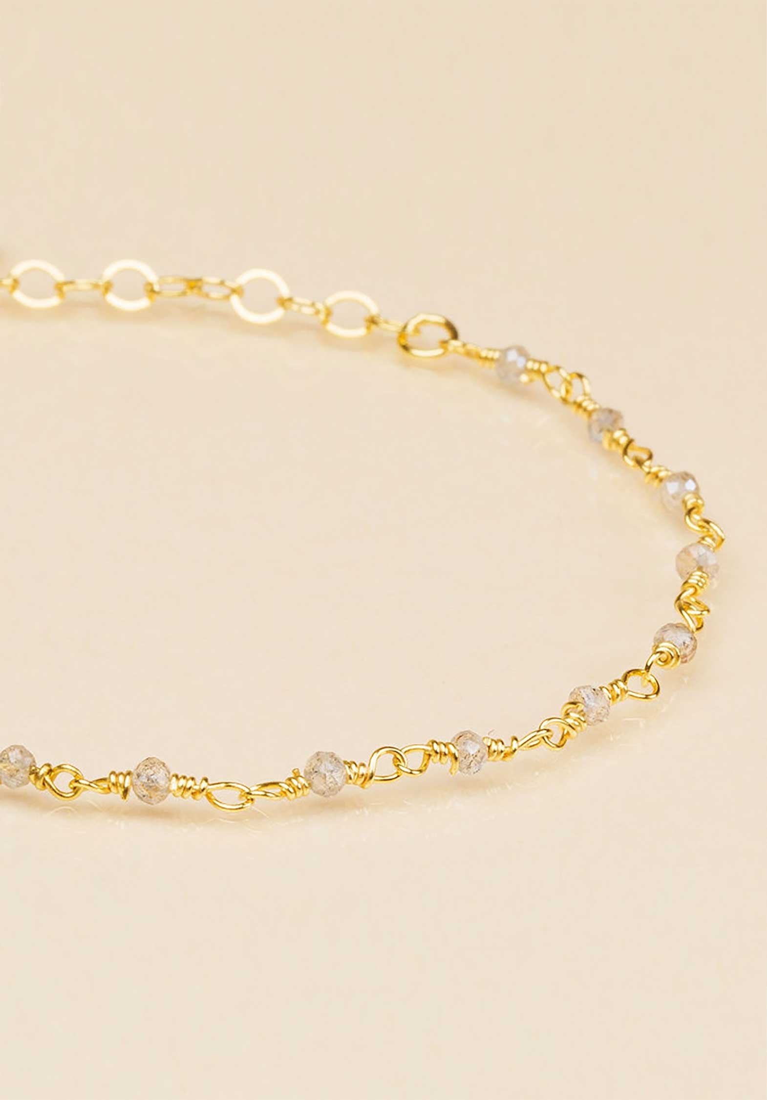 Bracelet  Brilm Labradorite | Color: LABRADORITE | Size: U Refurbished - Rue Madame is a known brand, and the standardized name is " refurbished available on Cerqular