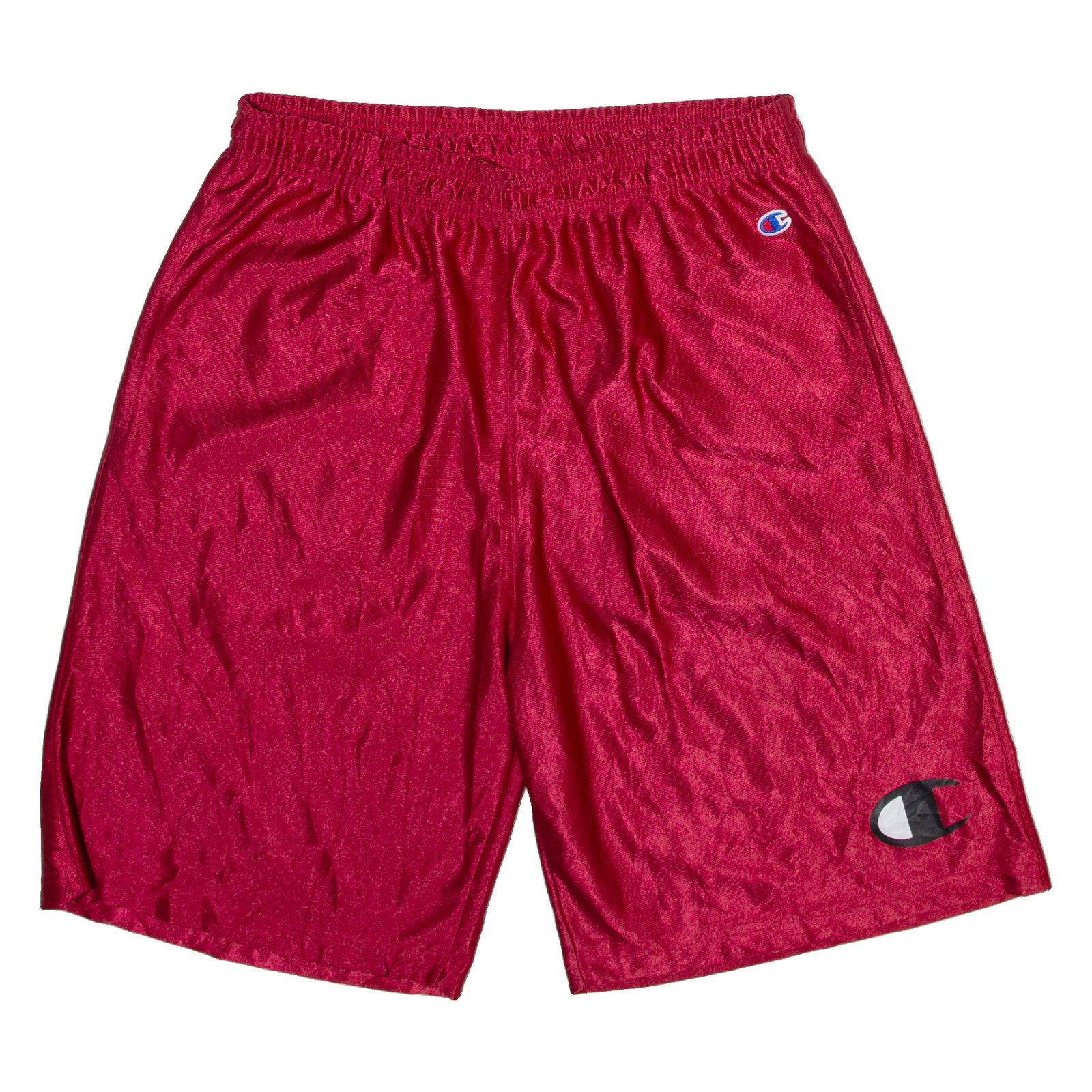CHAMPION Mens Casual Shorts Red Relaxed XL W32 Refurbished - N/A refurbished available on Cerqular