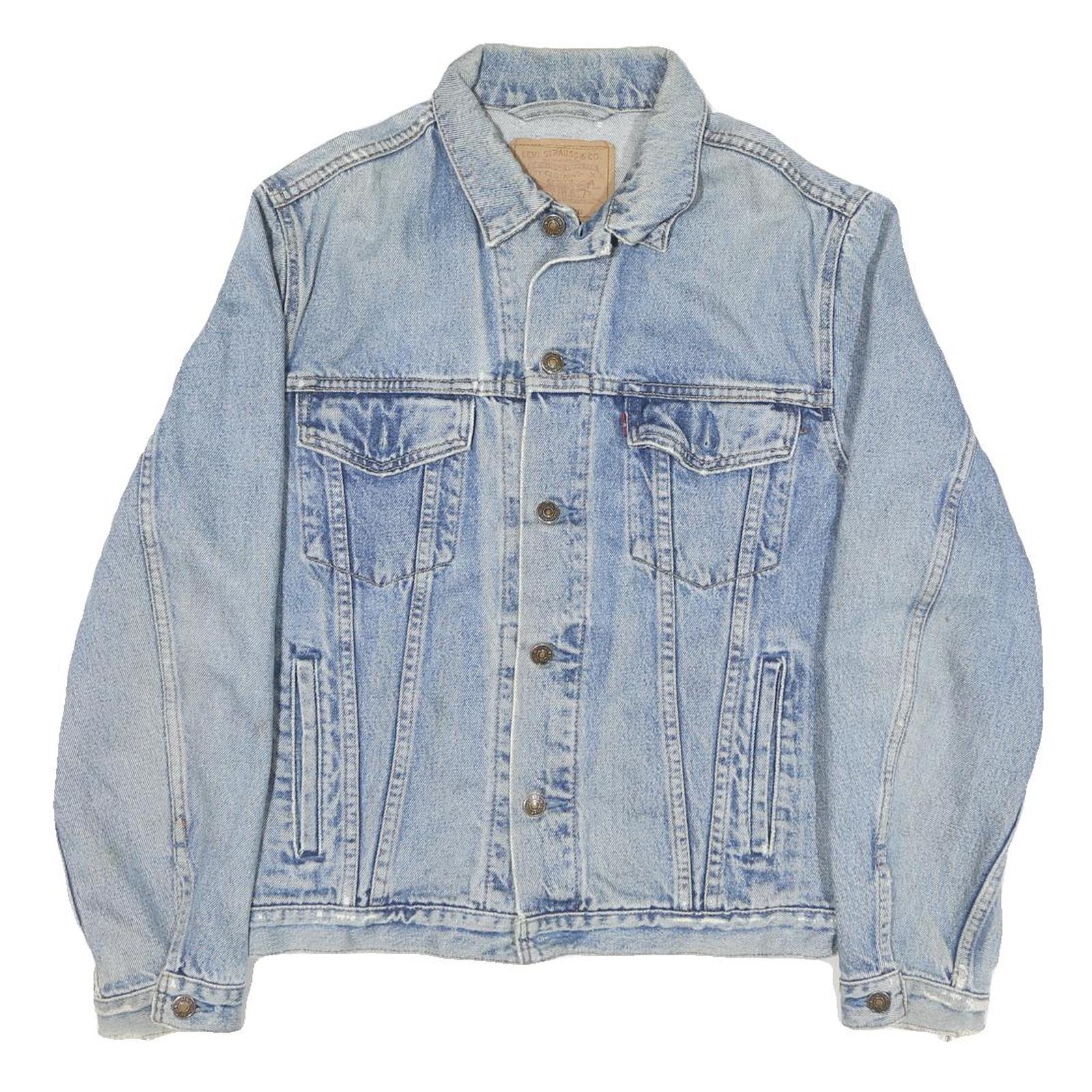 Buy LEVI'S Mens Blue Denim Jacket M Cotton Blend Button Closure Classic Fit Casual Refurbished - $51.99 LEVI'S Mens Blue Denim Jacket M Cotton Blend Button Closure Classic Fit Casual Refurbished - N/A refurbished available on Cerqular