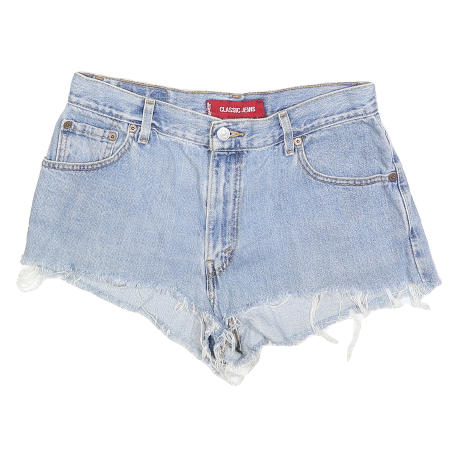 Buy LEVI'S Womens Shorts Blue Denim Casual Cut-Off M W30 Distressed Hem Refurbished - $23.39 LEVI'S Womens Shorts Blue Denim Casual Cut-Off M W30 Distressed Hem Refurbished - N/A refurbished available on Cerqular