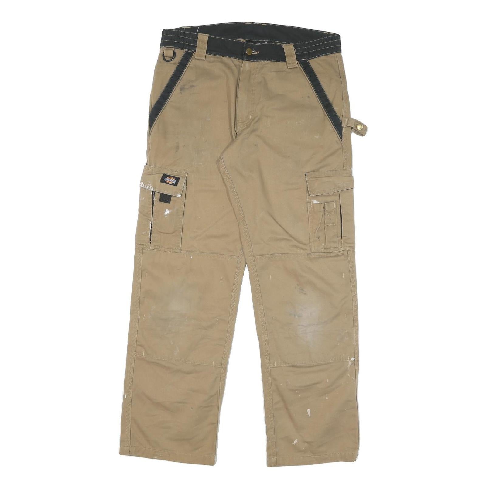 Buy DICKIES Mens Cotton Blend Beige & Black Relaxed Straight Trousers W33 L30 Refurbished - $29.90 DICKIES Mens Cotton Blend Beige & Black Relaxed Straight Trousers W33 L30 Refurbished - N/A refurbished available on Cerqular