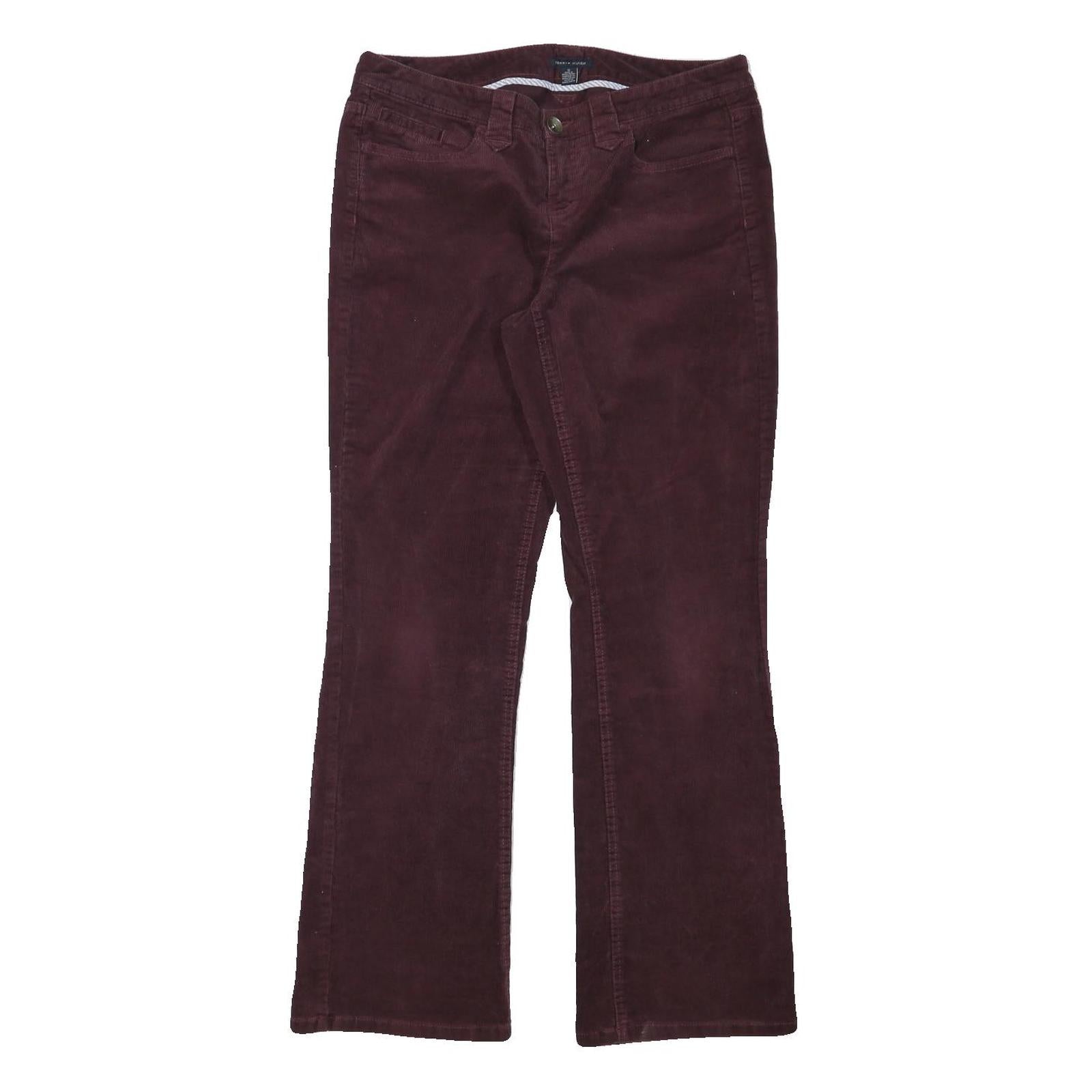 Buy TOMMY HILFIGER Womens Cotton Blend Burgundy Regular Straight Trousers W31 L31 Refurbished - $41.59 TOMMY HILFIGER Womens Cotton Blend Burgundy Regular Straight Trousers W31 L31 Refurbished - N/A refurbished available on Cerqular