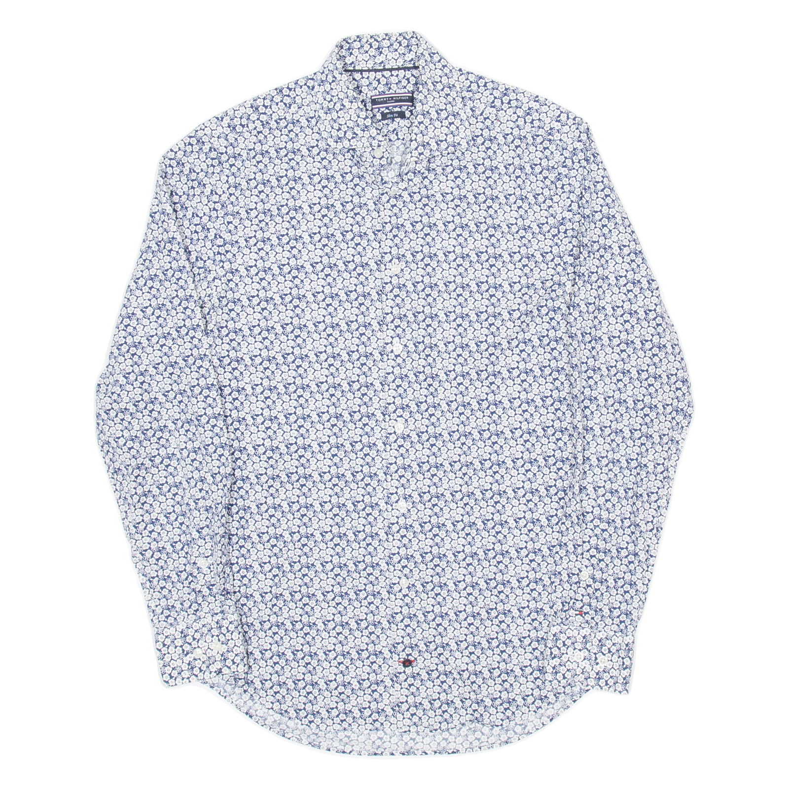 Buy TOMMY HILFIGER Slim Fit Mens Shirt Blue Floral Long Sleeve S Refurbished - $31.19 TOMMY HILFIGER Slim Fit Mens Shirt Blue Floral Long Sleeve S Refurbished - N/A refurbished available on Cerqular