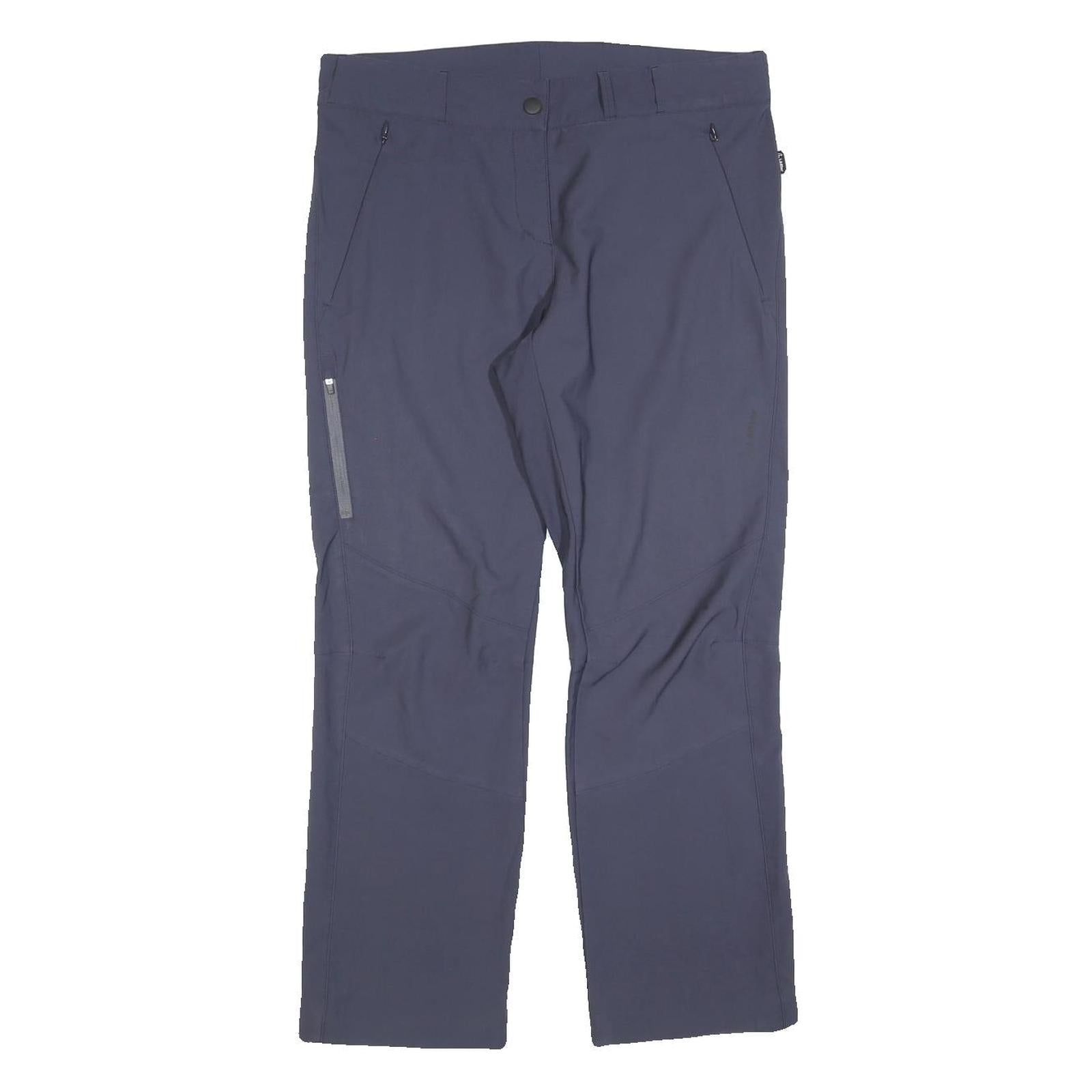 LOFFLER Mens Polyester Blend Navy Regular Fit Straight Leg Trousers W32 L27 Zip Refurbished - N/A refurbished available on Cerqular