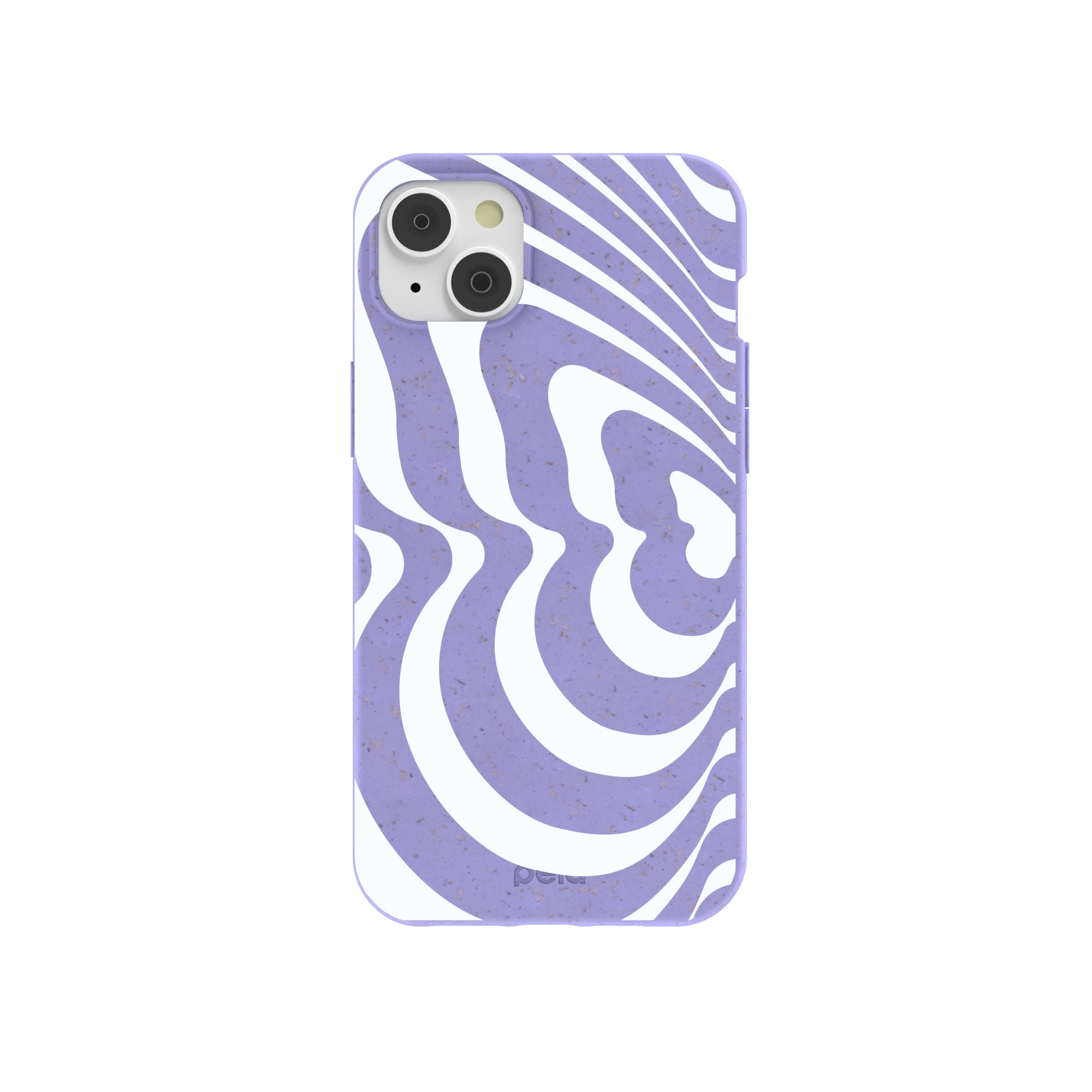Lavender Flutter Left iPhone 14 Plus Case Refurbished - Pela Case refurbished available on Cerqular