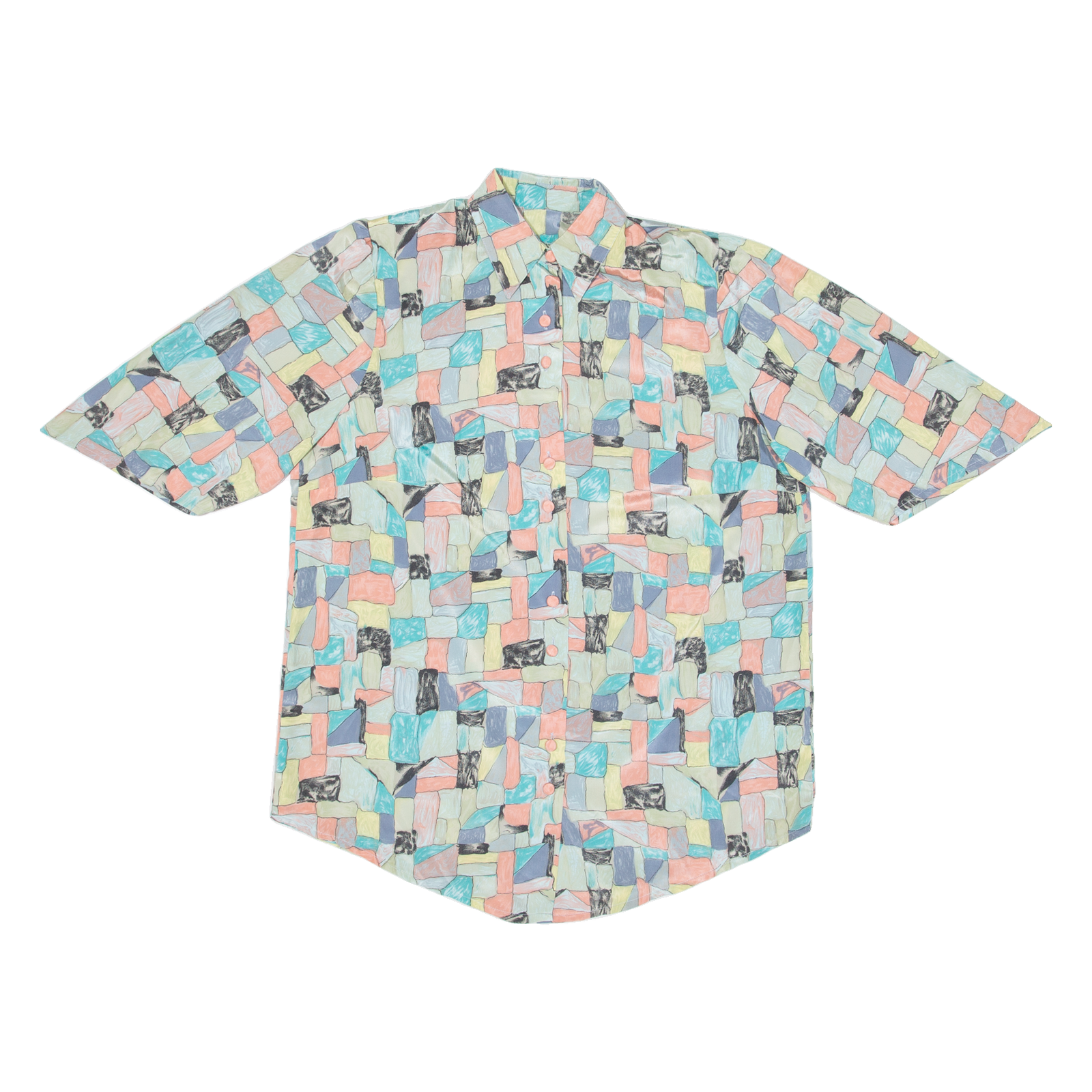 Womens Shirt Green Geometric L Refurbished - N/A refurbished available on Cerqular