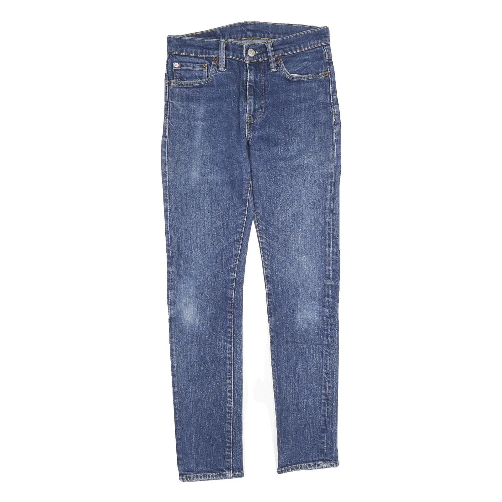 LEVI'S 510 Mens Slim Blue Denim Raw Jeans W27 L30 Classic Zip Closure Refurbished - N/A refurbished available on Cerqular