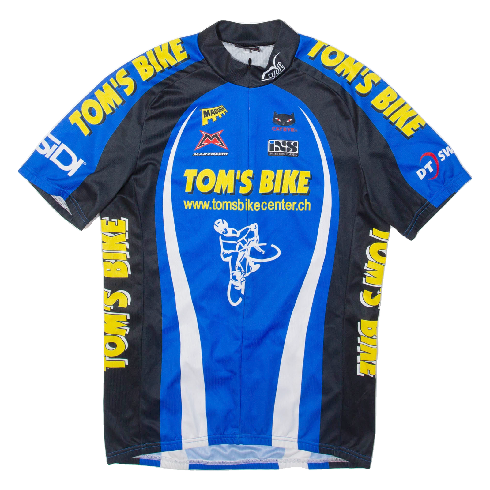 TOMS BIKE Cycling Mens Jersey Blue 1/2 Zip L Refurbished - N/A refurbished available on Cerqular