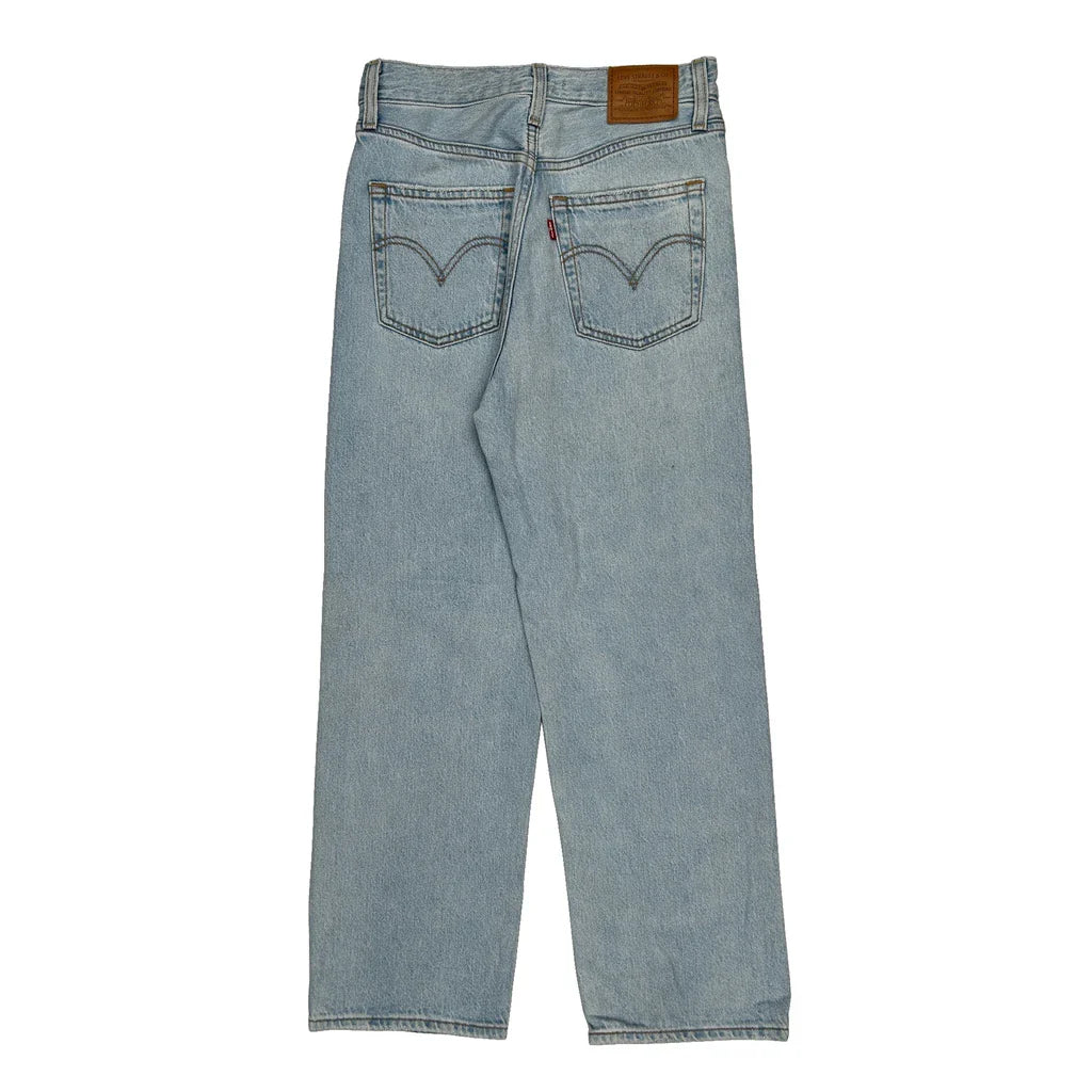 Levis Jeans - 28W UK 8 Light Wash Denim Refurbished - Thrifted (note: this is a term often used to describe second- refurbished available on Cerqular