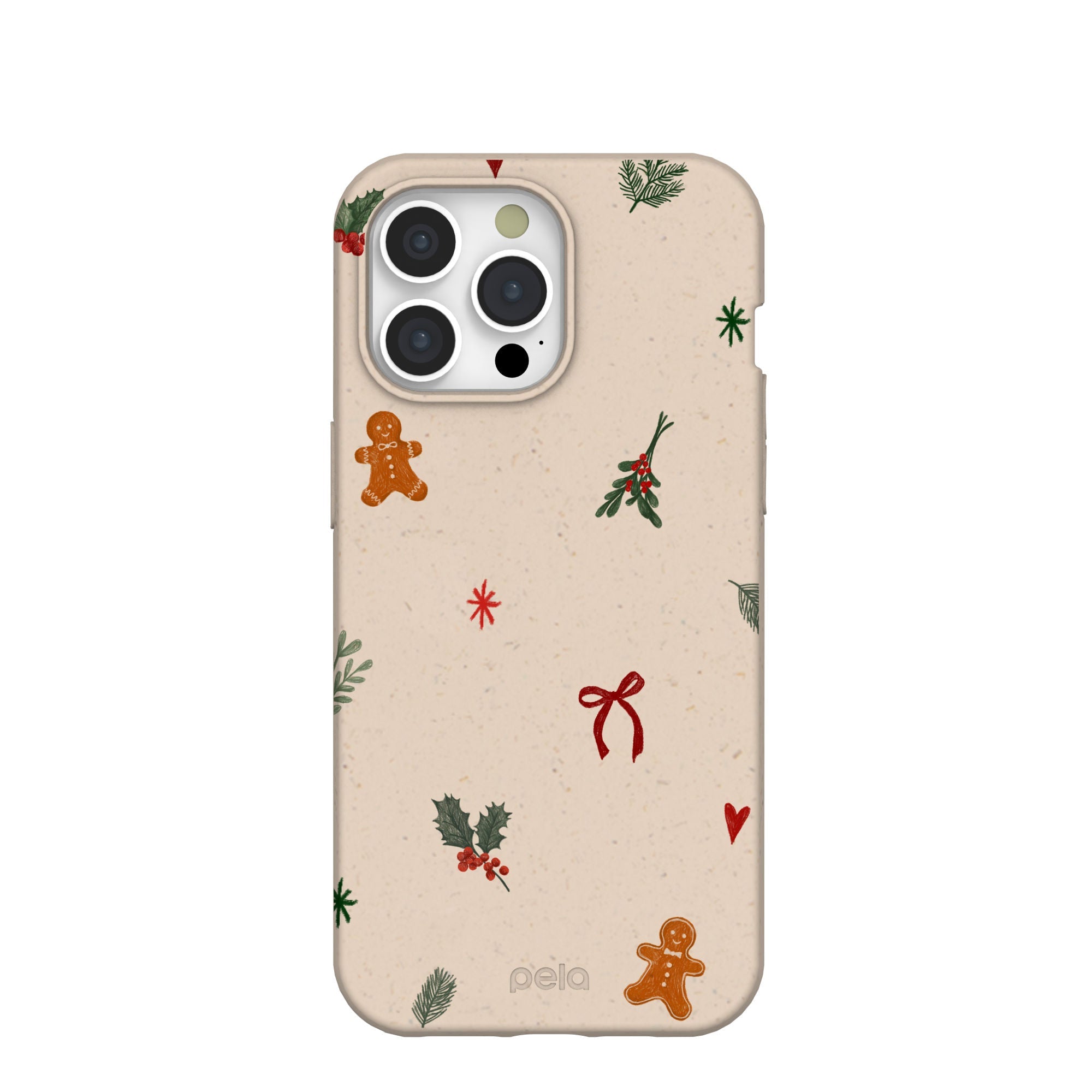 Seashell Be Merry iPhone 15 Pro Max Case Refurbished - Pela Case refurbished available on Cerqular