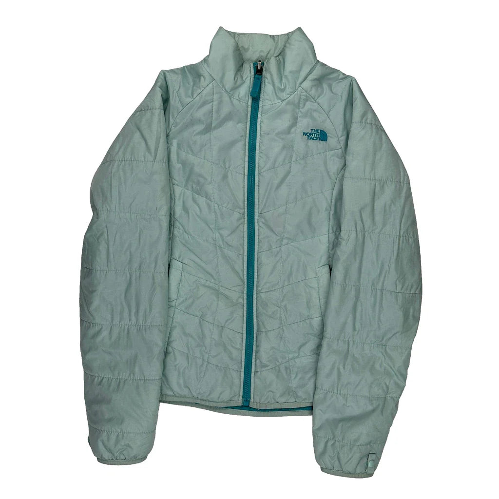The North Face Puffer - XS Blue Polyester Refurbished - Thrifted (note: this is a term often used to describe second- refurbished available on Cerqular