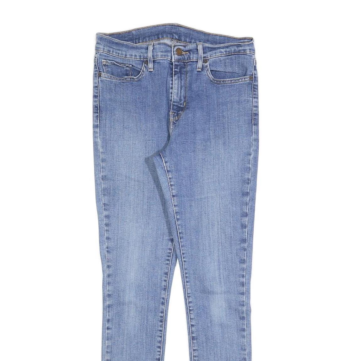 LEVI'S Womens Slim Blue Denim Light Wash Jeans W29 L30 Skinny Cotton Blend Zip Refurbished - N/A refurbished available on Cerqular