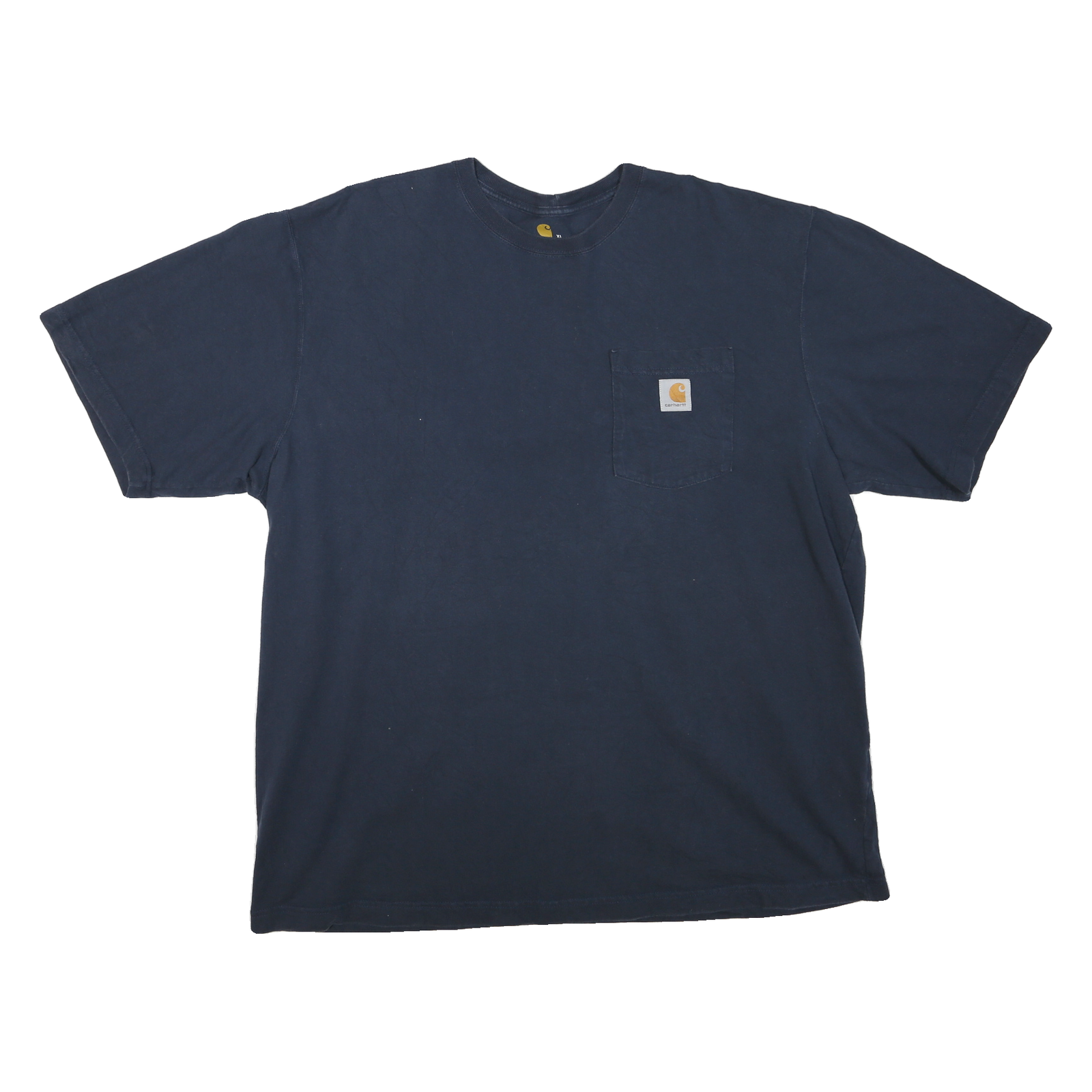 CARHARTT Mens Blue & Beige Pocket T-Shirt XL Short Sleeve Crew Neck Workwear Refurbished - N/A refurbished available on Cerqular