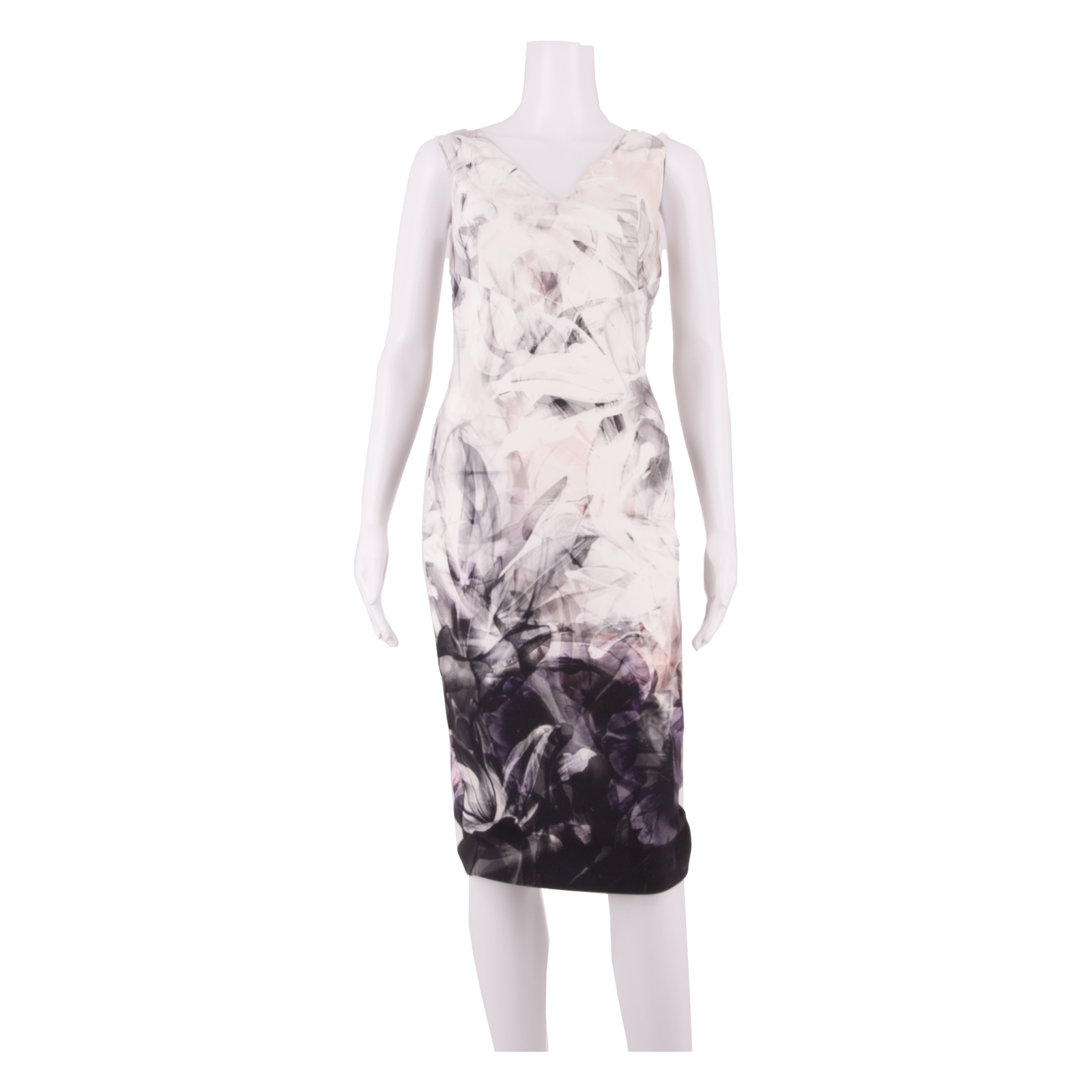 COAST Occasion Wear Womens Bodycon Dress White Floral Sleeveless Midi UK 6 Refurbished - N/A refurbished available on Cerqular