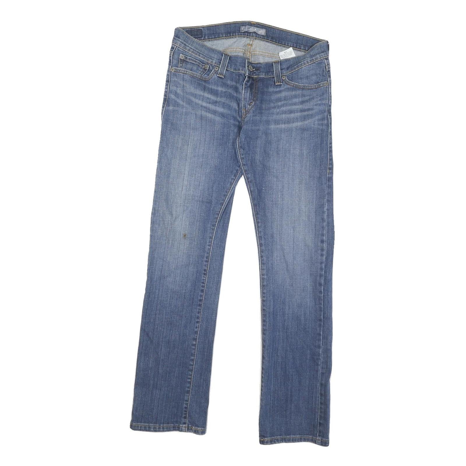 LEVI'S Womens Jeans Blue Regular Straight Denim Medium W32 L31 Classic Zip Refurbished - N/A refurbished available on Cerqular