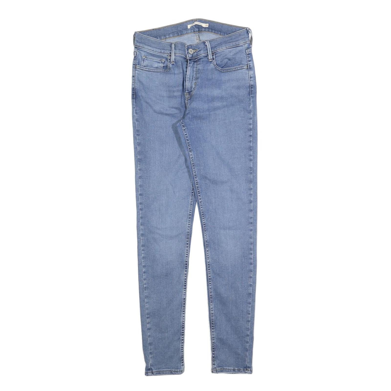 LEVI'S 710 Womens Jeans Blue Slim Skinny Denim Light W28 L30 Stretch Cotton Refurbished - N/A refurbished available on Cerqular