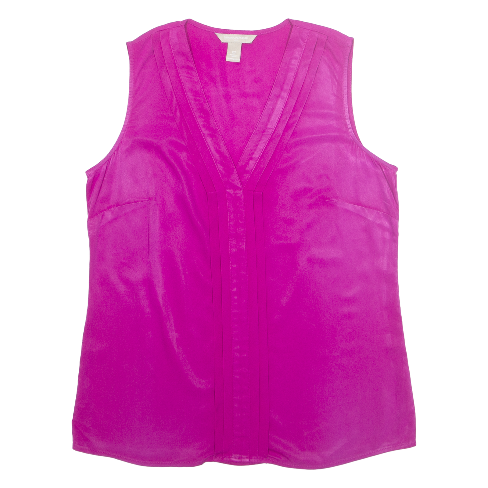 BANANA REPUBLIC Womens Vest Pink V-Neck Sleeveless XS Refurbished - N/A refurbished available on Cerqular