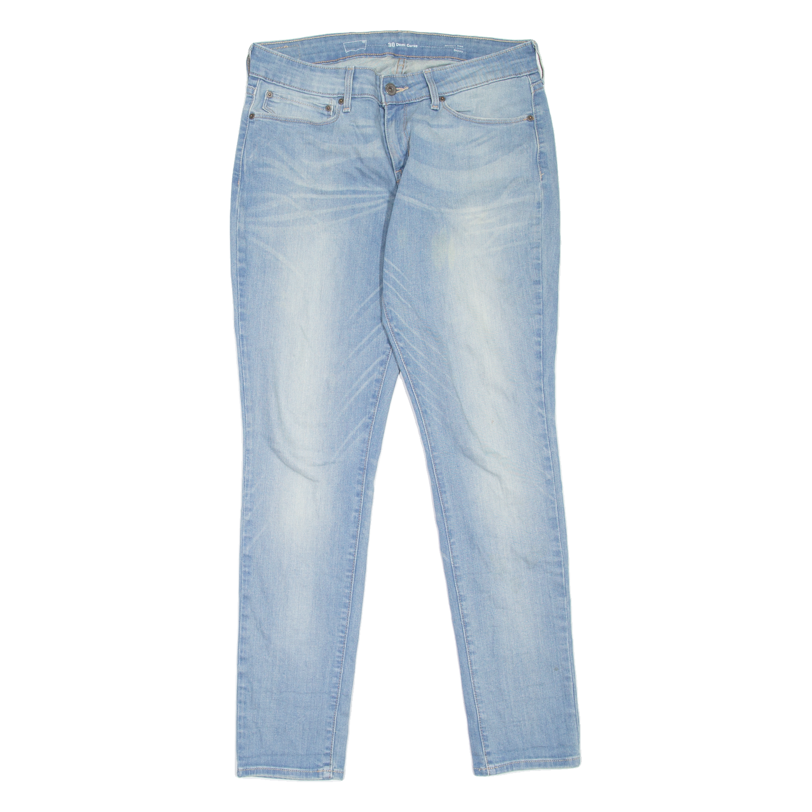 LEVI'S Modern Rise Womens Jeans Blue Slim Skinny Stone Wash W30 L32 Refurbished - N/A refurbished available on Cerqular
