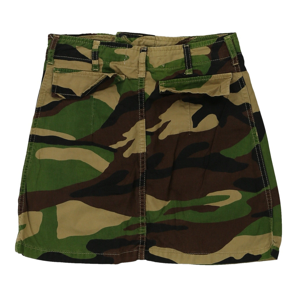 Unbranded Skirt - 26W UK 6 Camo Cotton Refurbished - Thrifted (note: this is a term often used to describe second- refurbished available on Cerqular