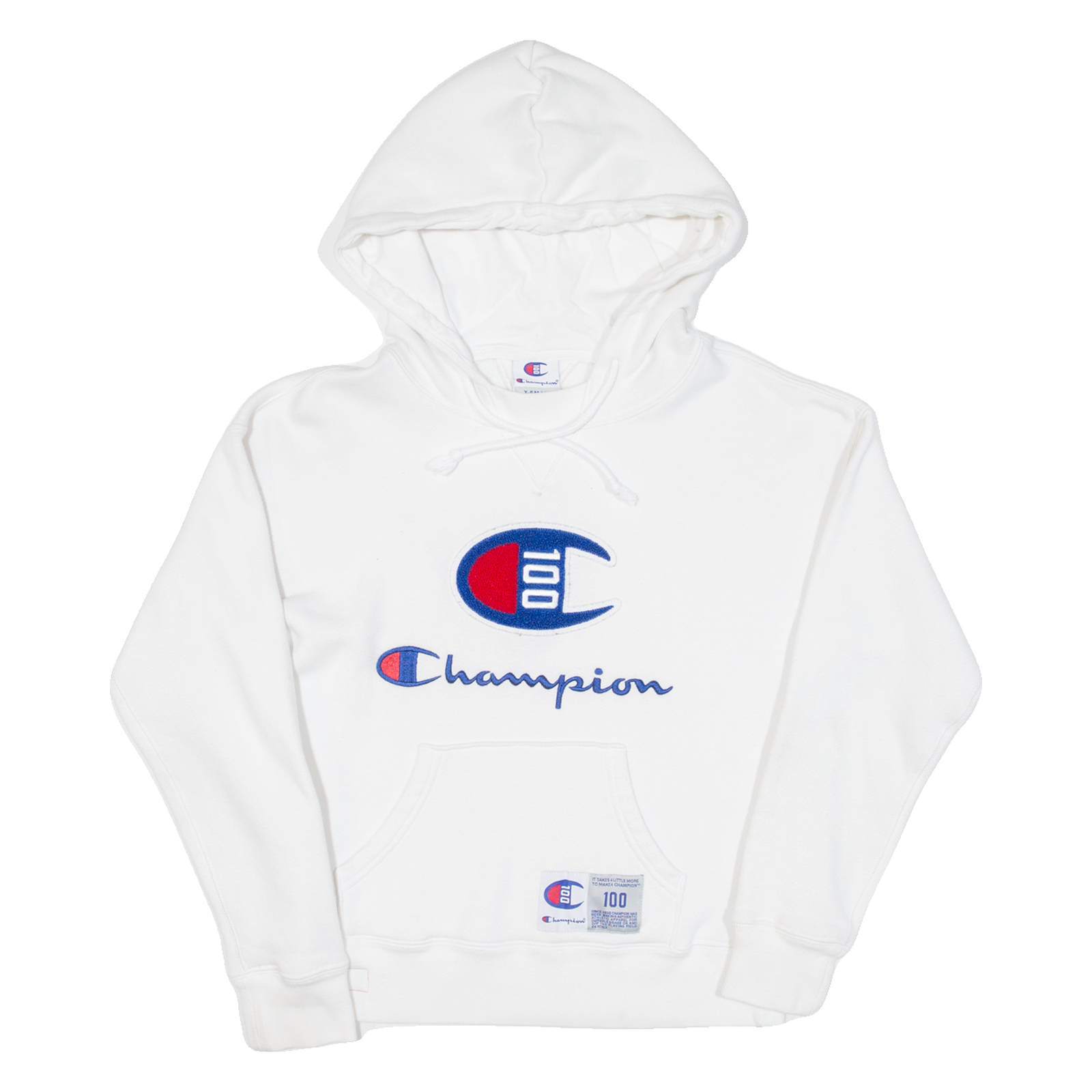 CHAMPION Mens White Hoodie XS Refurbished - N/A refurbished available on Cerqular
