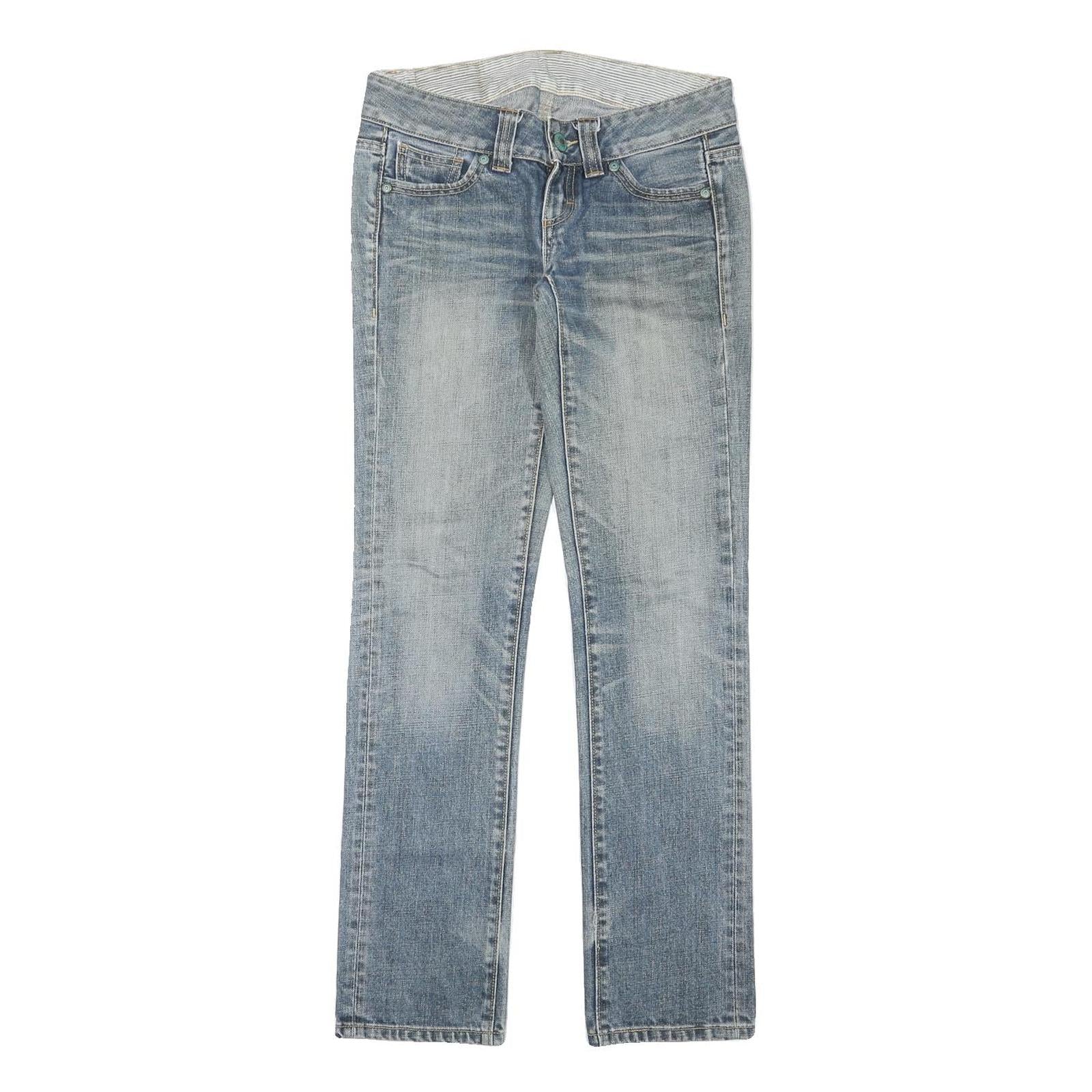 LEVI'S Womens Jeans Blue Slim Straight Denim Medium W29 L30 Stylish Faded Look Refurbished - N/A refurbished available on Cerqular