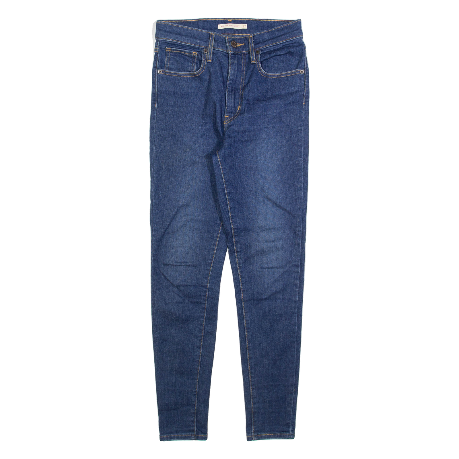 LEVI'S Mile High Womens Jeans Blue Slim Skinny W27 L28 Refurbished - N/A refurbished available on Cerqular