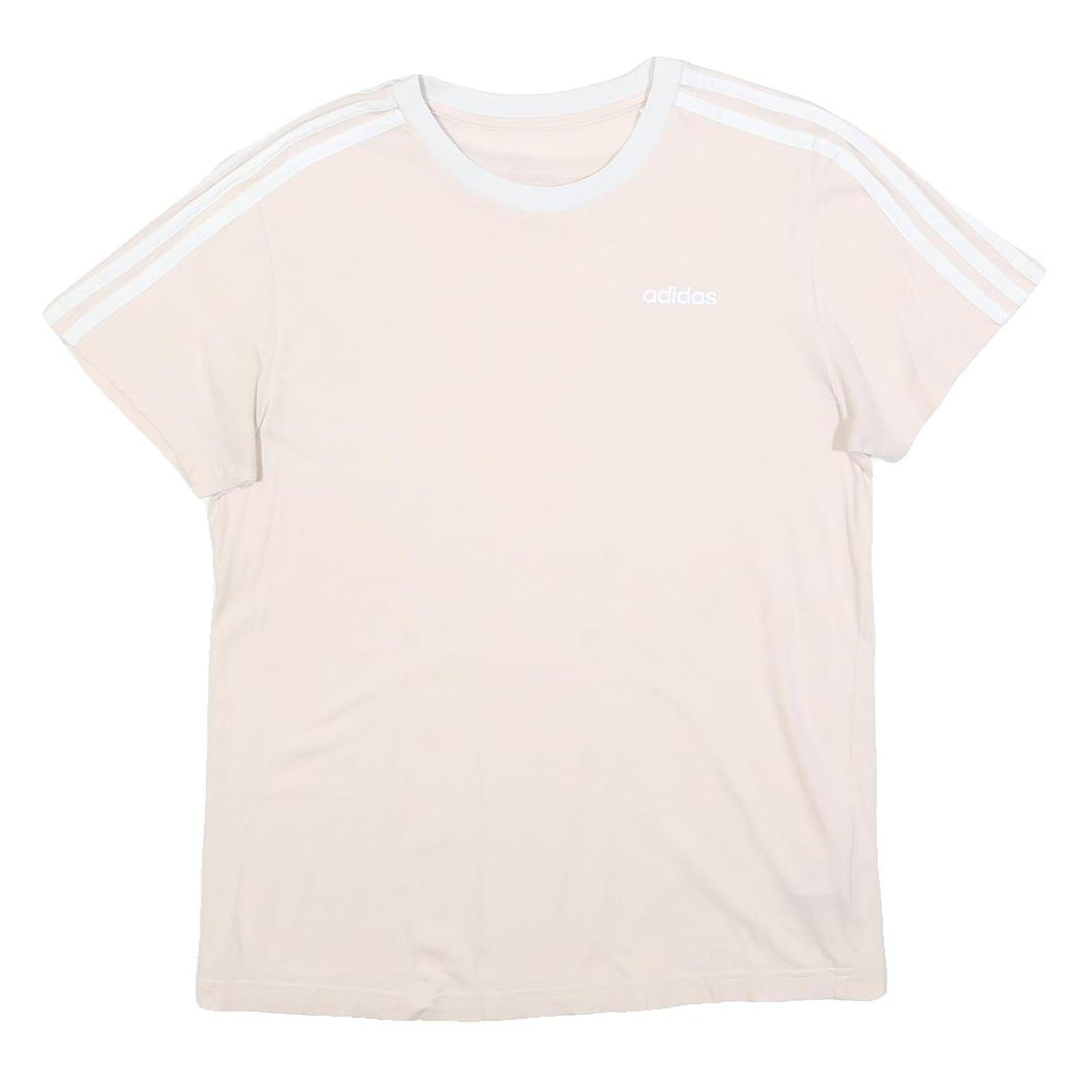 Buy ADIDAS Womens Cream & White Classic T-Shirt S Short Sleeve Crew Neck Cotton Refurbished - $16.89 ADIDAS Womens Cream & White Classic T-Shirt S Short Sleeve Crew Neck Cotton Refurbished - N/A refurbished available on Cerqular