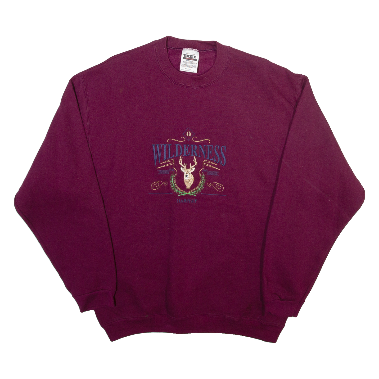 TULTEX Mens Sweatshirt Maroon M Refurbished - N/A refurbished available on Cerqular