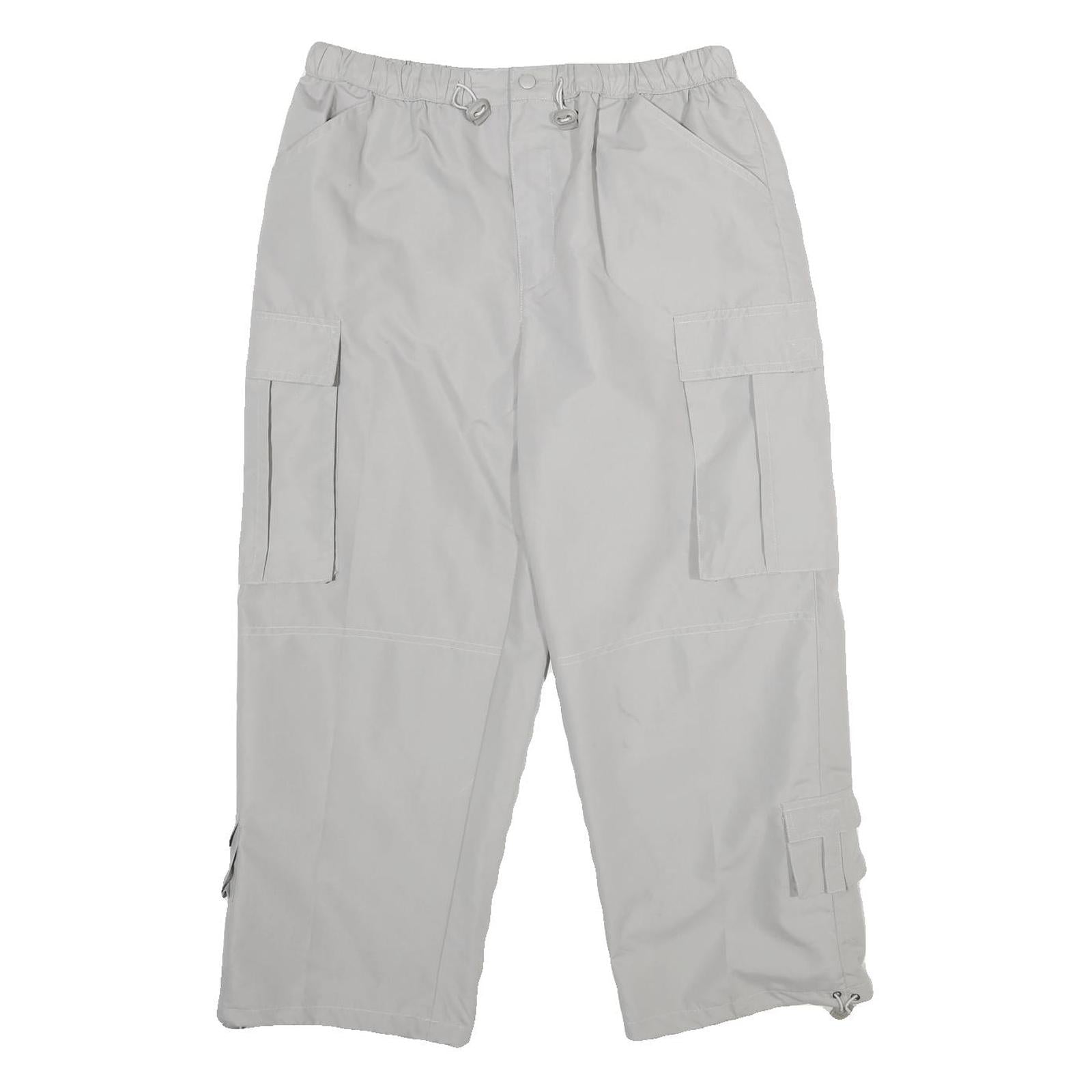 T-TRAXX Womens Polyester Light Grey Cargo Regular Fit Trousers W32 L26 Casual Refurbished - N/A refurbished available on Cerqular