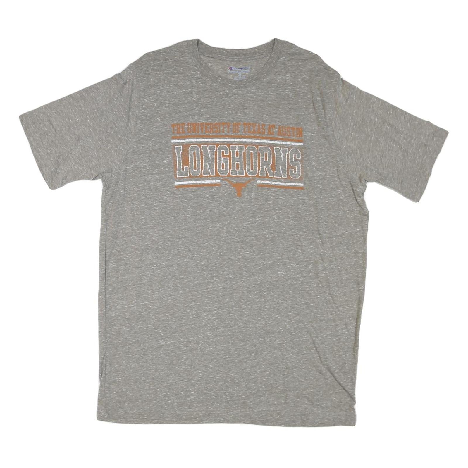 Buy CHAMPION Mens Grey The University Of Texas Longhorns Graphic T-Shirt XL Short Refurbished - $23.39 CHAMPION Mens Grey The University Of Texas Longhorns Graphic T-Shirt XL Short Refurbished - N/A refurbished available on Cerqular