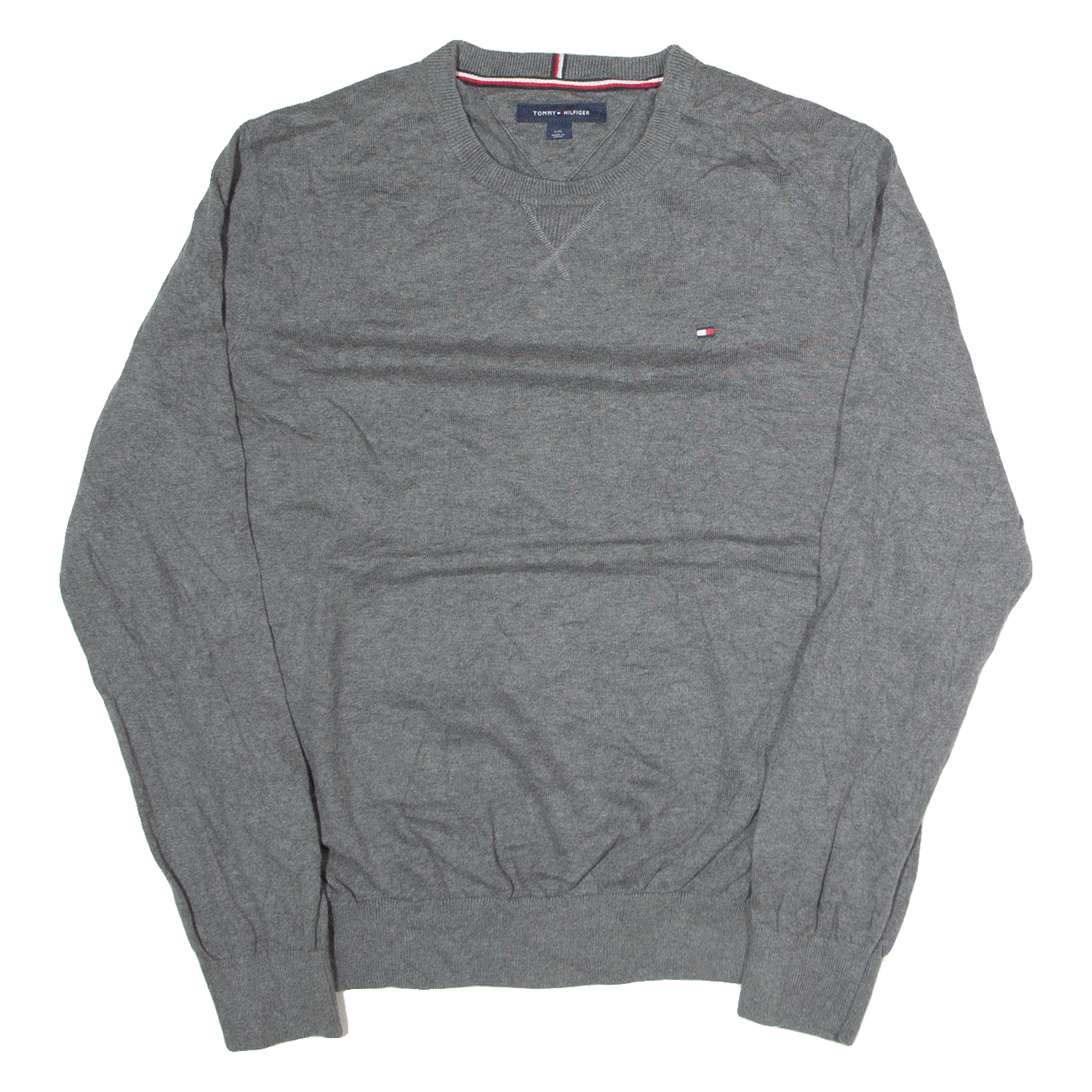 Buy TOMMY HILFIGER Mens Jumper Grey Tight Knit L Refurbished - $28.59 TOMMY HILFIGER Mens Jumper Grey Tight Knit L Refurbished - N/A refurbished available on Cerqular