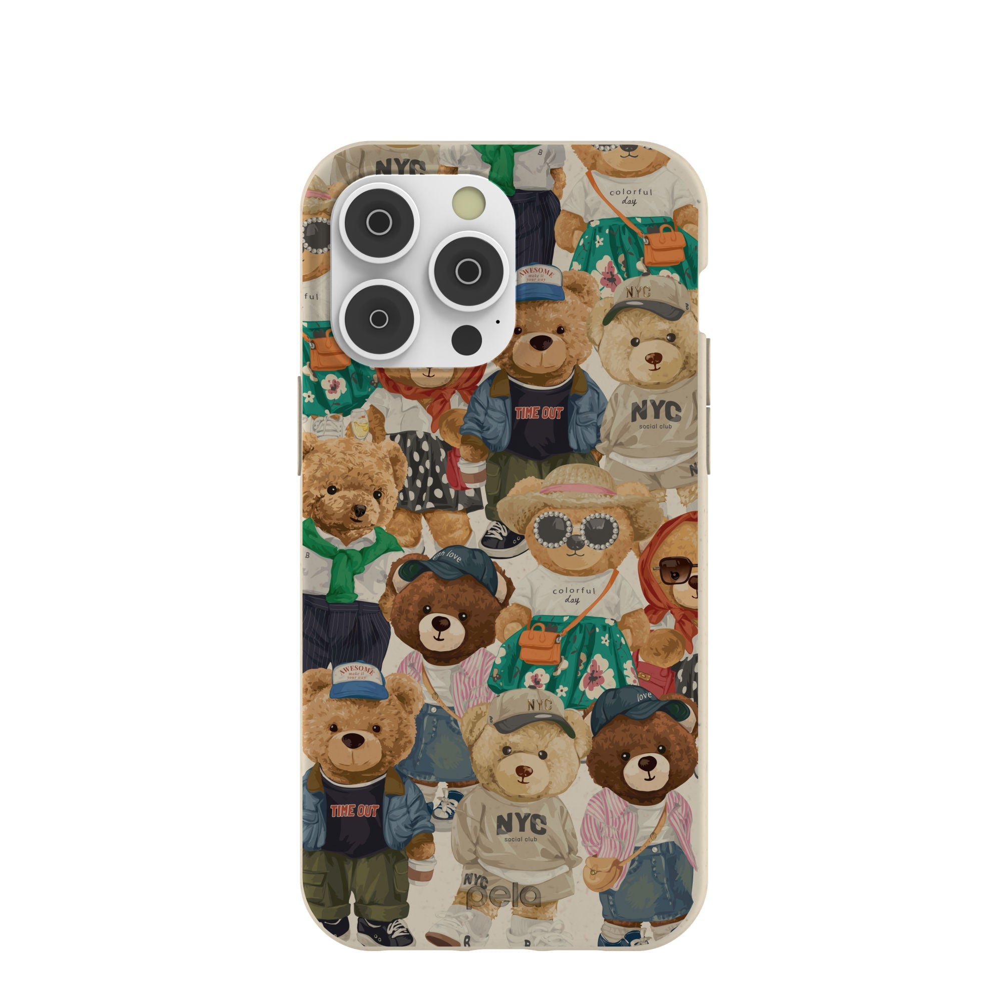 London Fog Unbearably Cute iPhone 14 Pro Max Case Refurbished - Pela Case refurbished available on Cerqular