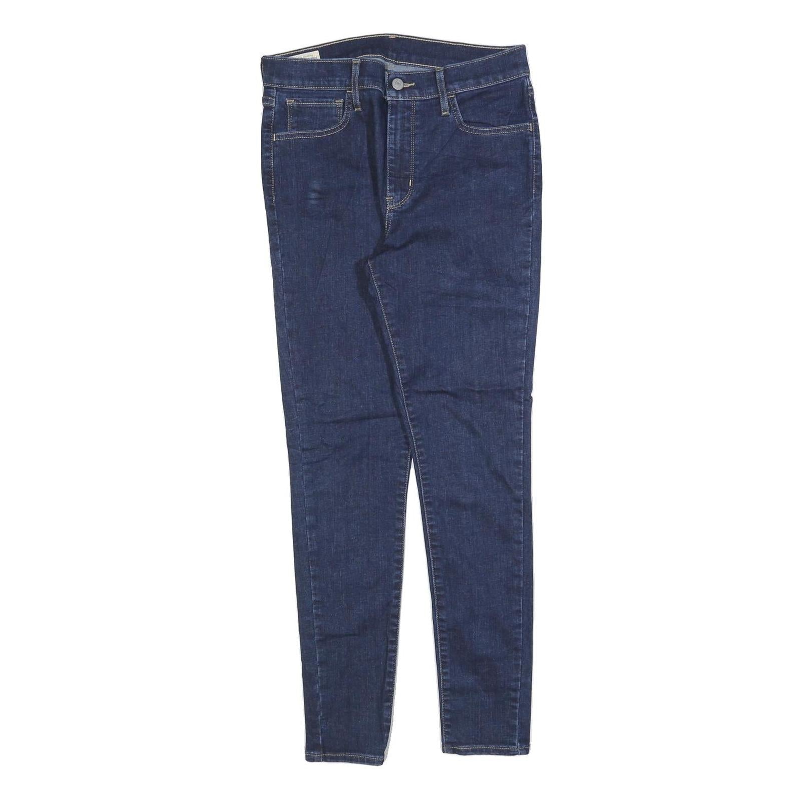 LEVI'S Womens Slim Blue Denim Raw Zip Jeans W29 L28 Classic Fit Stylish Refurbished - N/A refurbished available on Cerqular