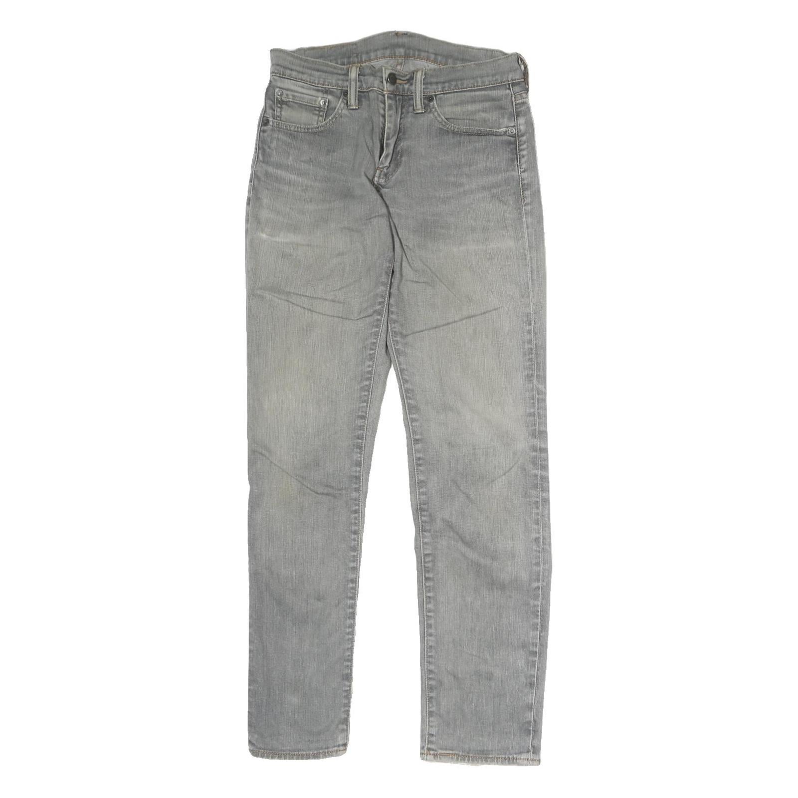 LEVI'S 501 Mens Jeans Grey Slim Skinny Denim Medium W26 L29 Classic Zip Cotton Refurbished - N/A refurbished available on Cerqular