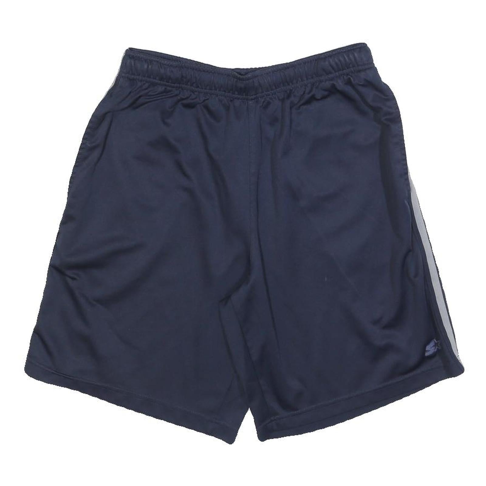 STARTER Mens Shorts Blue Plain M W30 Casual Lightweight Athletic Gym Refurbished - N/A refurbished available on Cerqular
