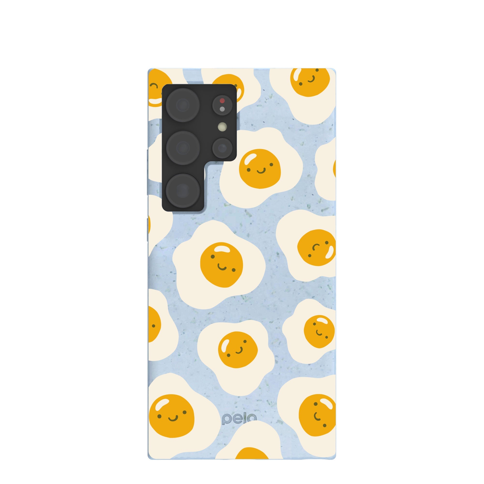Powder Blue Sunny Side Up Samsung Galaxy S24 Ultra Case Refurbished - Pela Case refurbished available on Cerqular