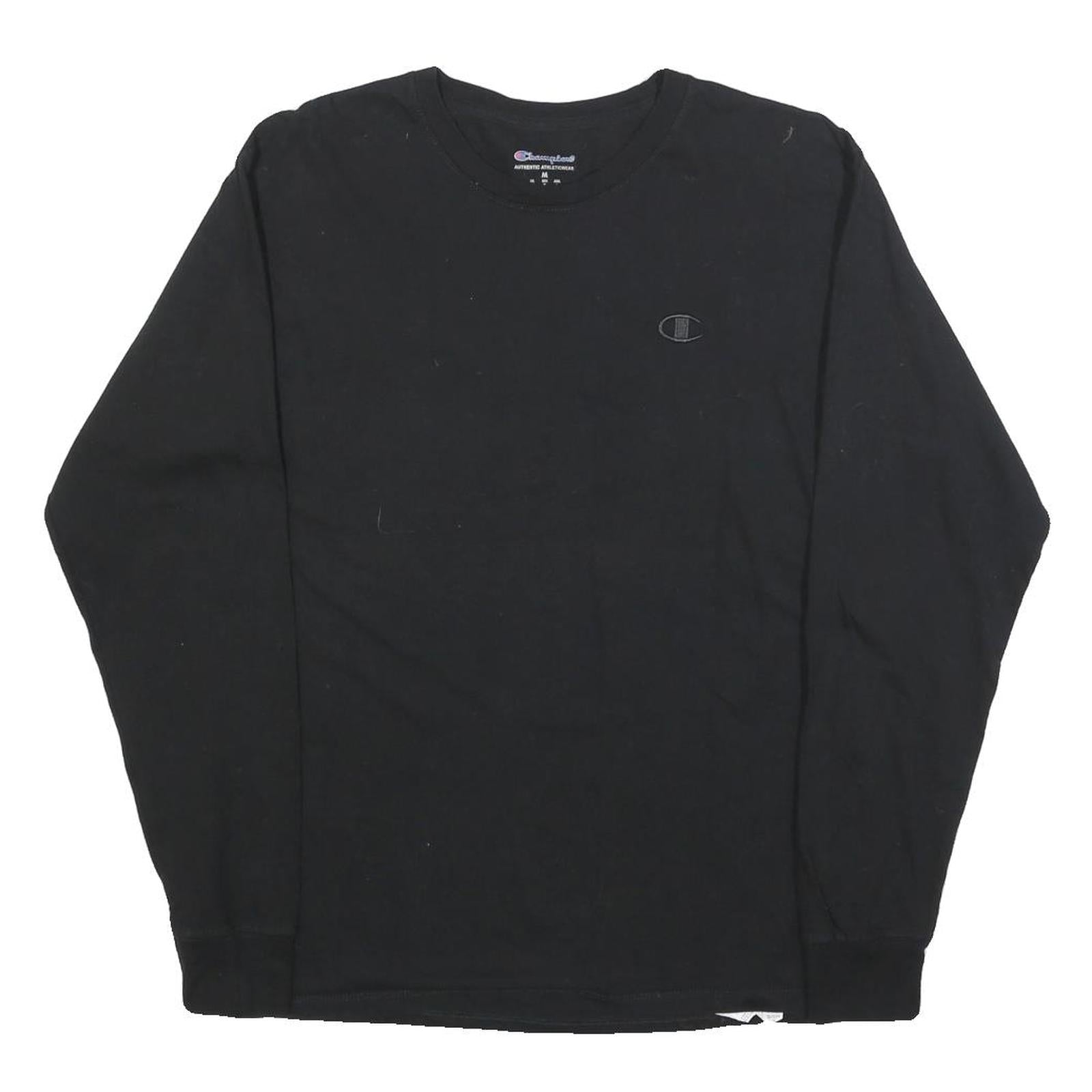 Buy CHAMPION Mens Black Long Sleeve Crew Neck Graphic T-Shirt M Refurbished - $27.29 CHAMPION Mens Black Long Sleeve Crew Neck Graphic T-Shirt M Refurbished - N/A refurbished available on Cerqular