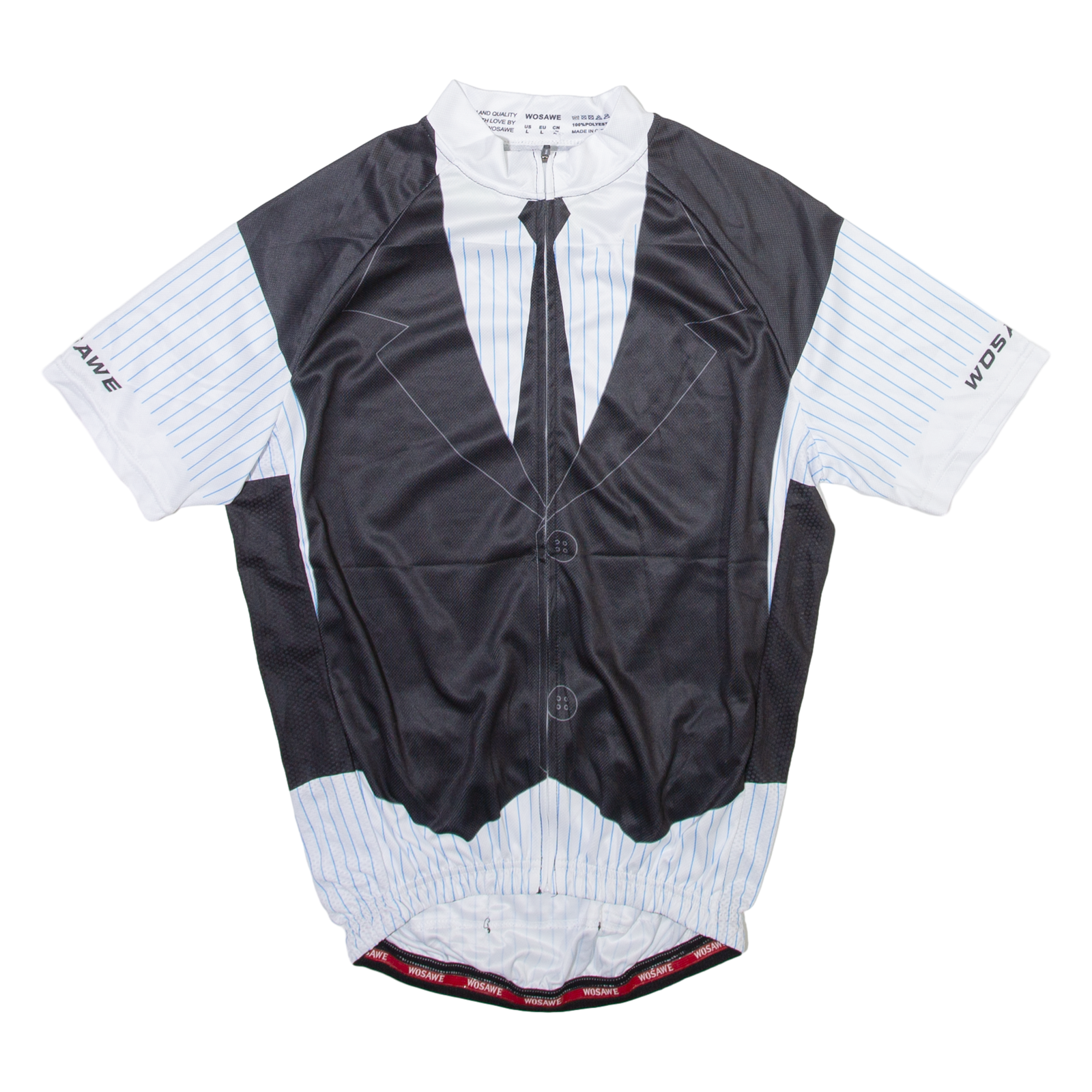 WOSAWE Full Zip Mens Jersey Black L Refurbished - N/A refurbished available on Cerqular