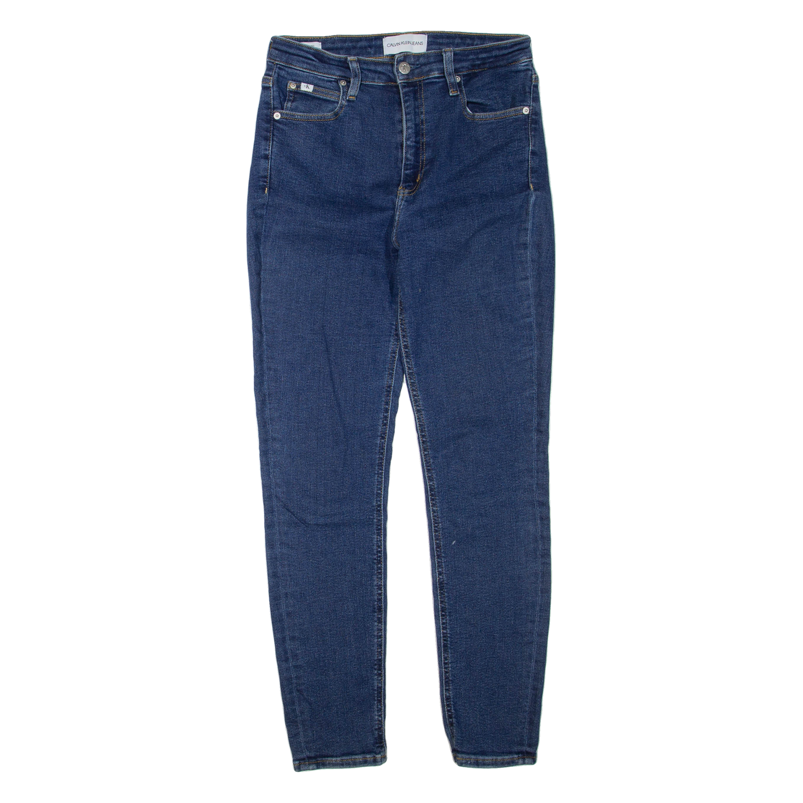 CALVIN KLEIN JEANS Womens Jeans Blue Regular Skinny W29 L30 Refurbished - N/A refurbished available on Cerqular