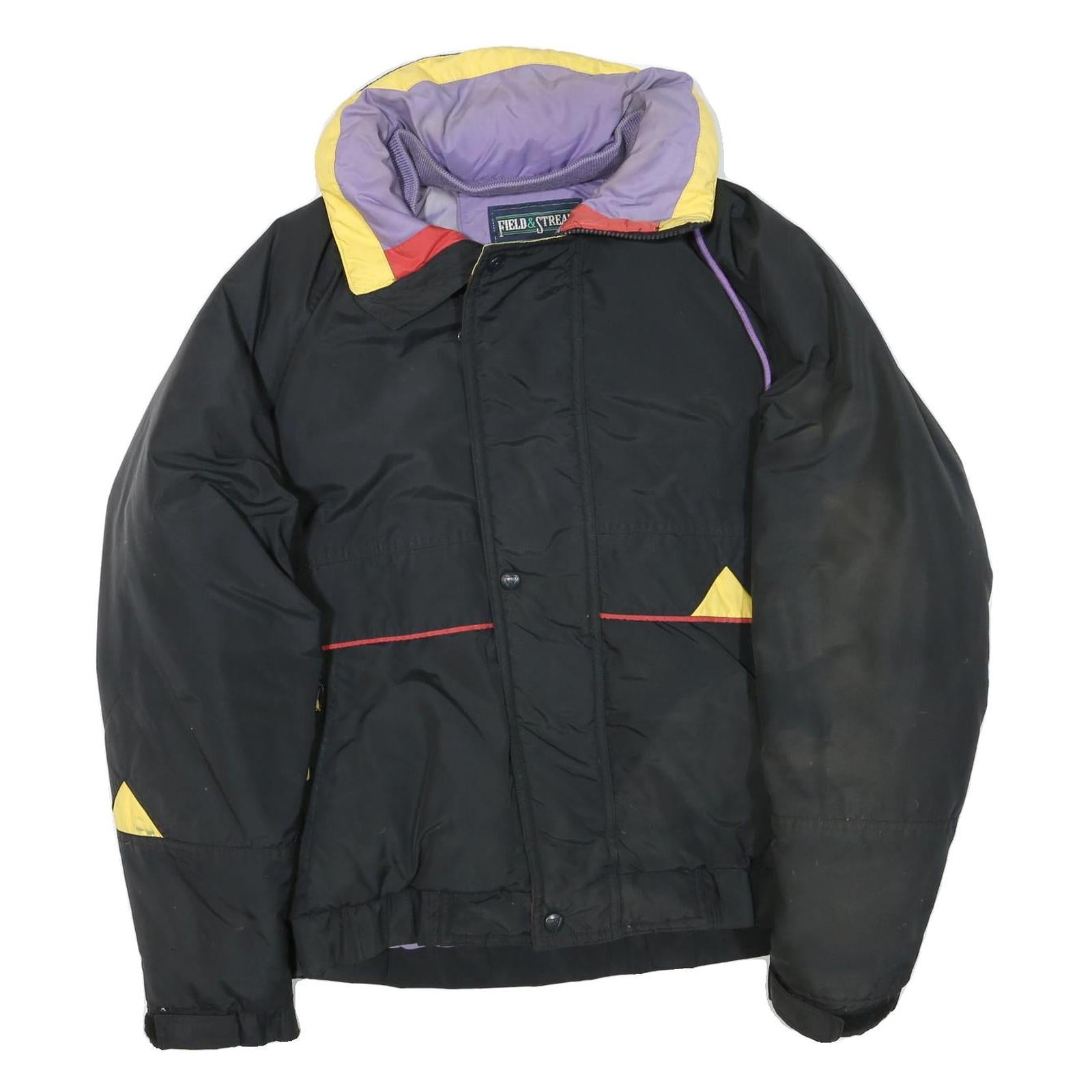 FIELD & STREAM Mens Black Yellow Red Purple Zip Jacket M Polyester Blend Outdoor Refurbished - N/A refurbished available on Cerqular