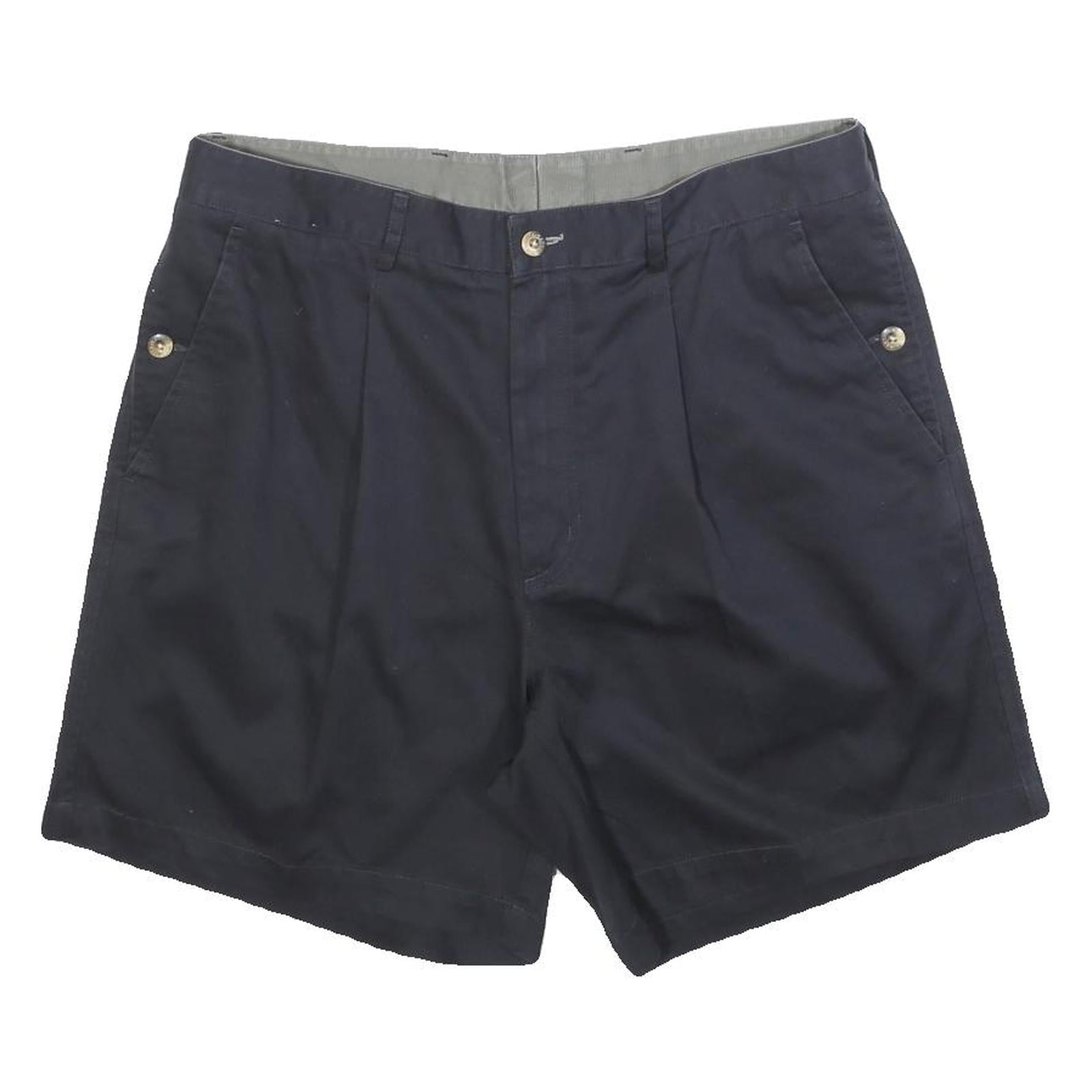 NAUTICA Mens Shorts Blue Casual Plain M W34 Cotton Blend Button Pocket Refurbished - N/A refurbished available on Cerqular